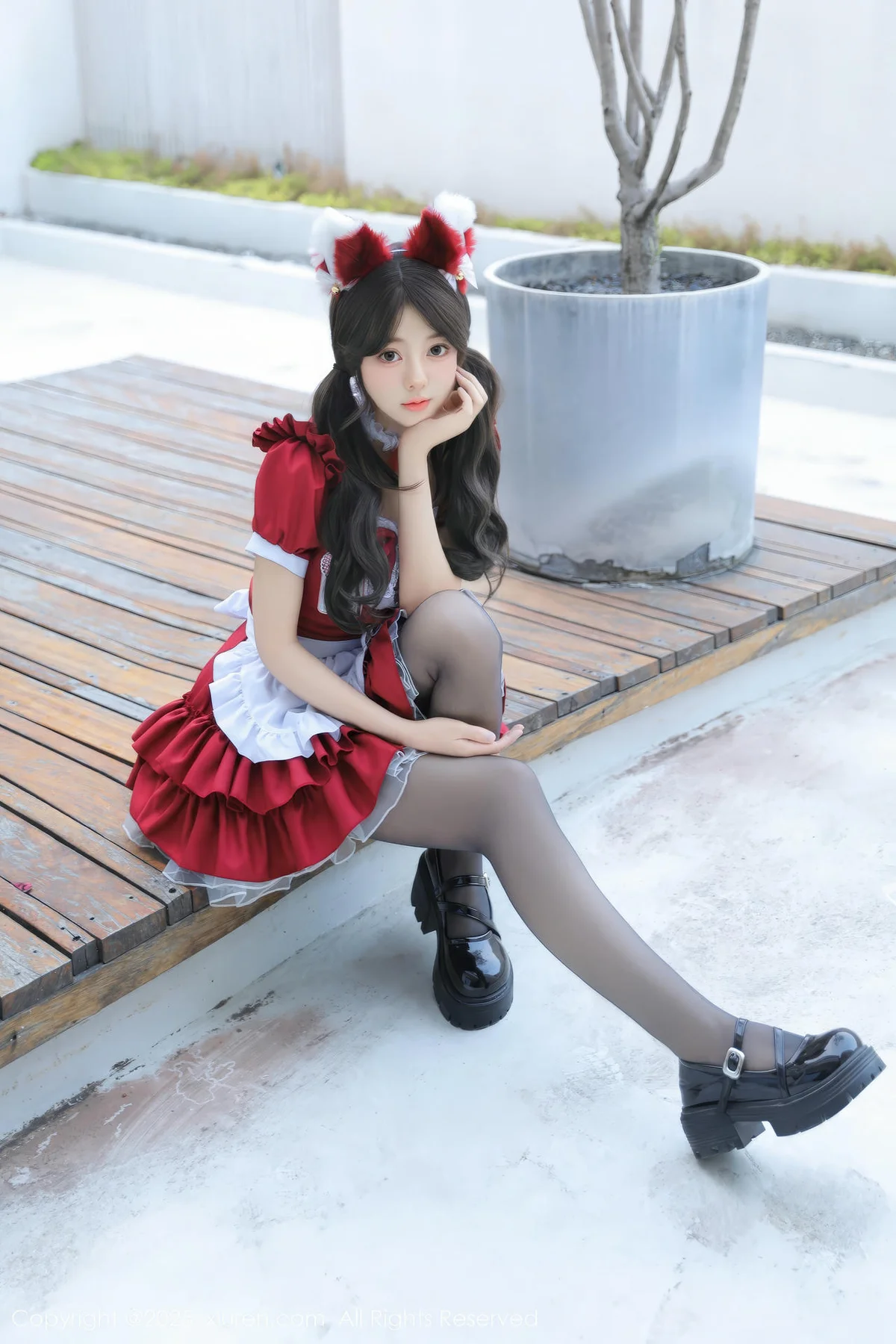 XiuRen 秀人 No.9814 桃妖天  节日写真 - 8