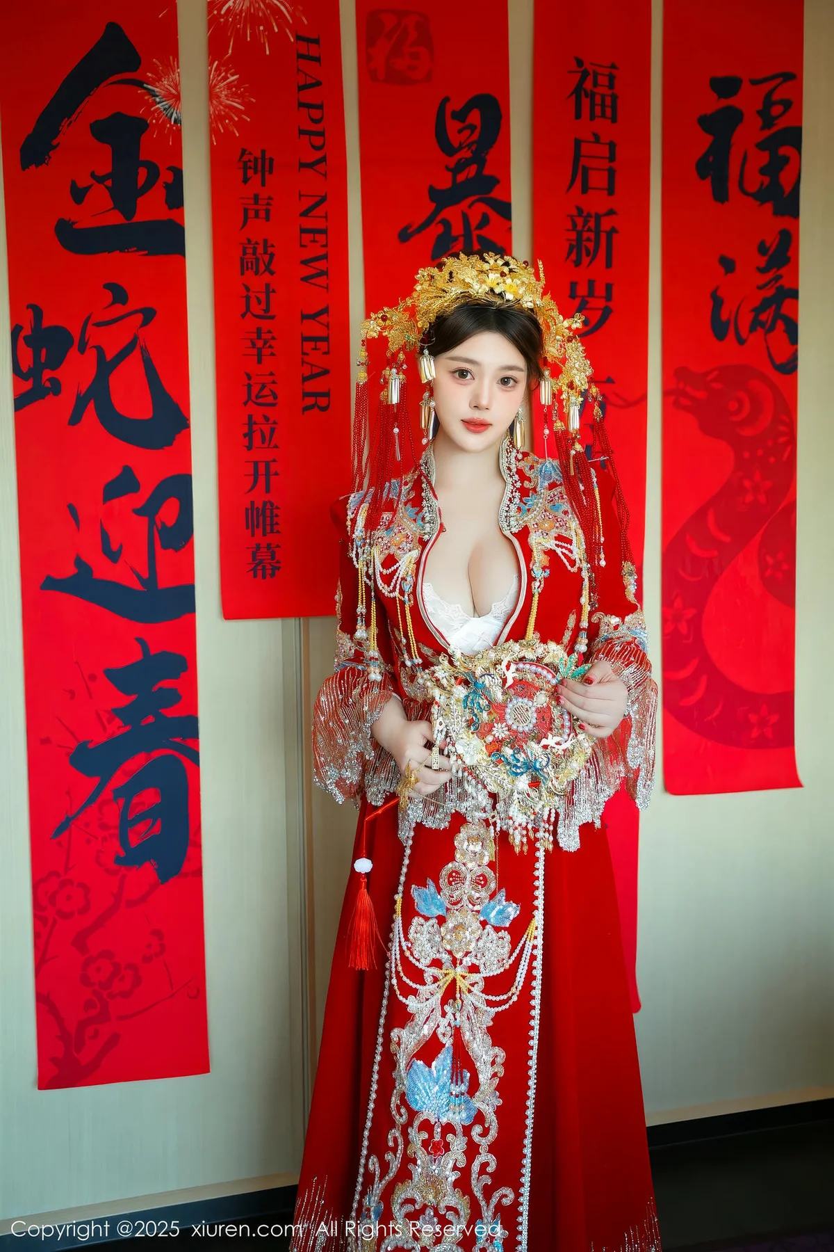 XiuRen 秀人 No.9823 蛋蛋宝 制服新春美女写真 - 9