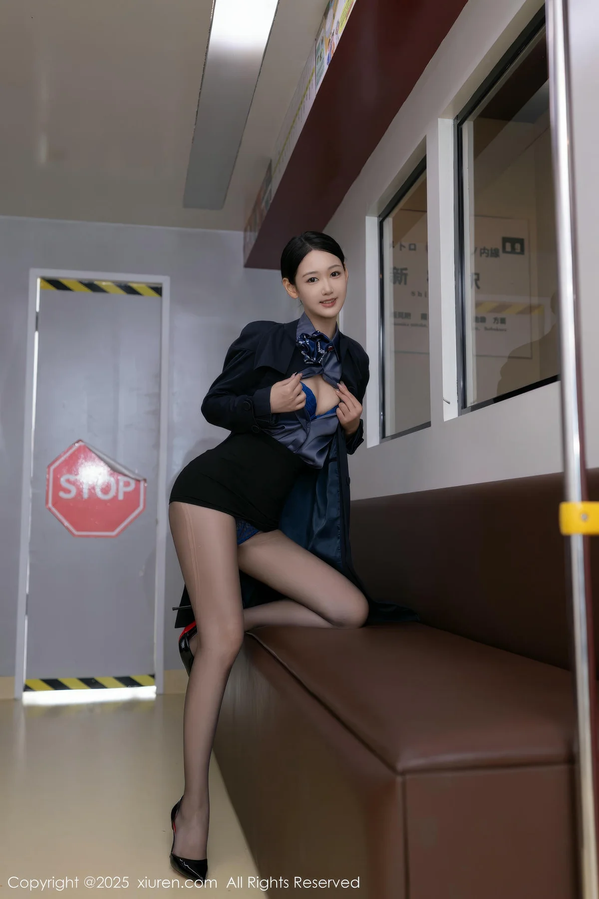 XiuRen 秀人 No.9824 唐安琪 空姐制服私房 - 7