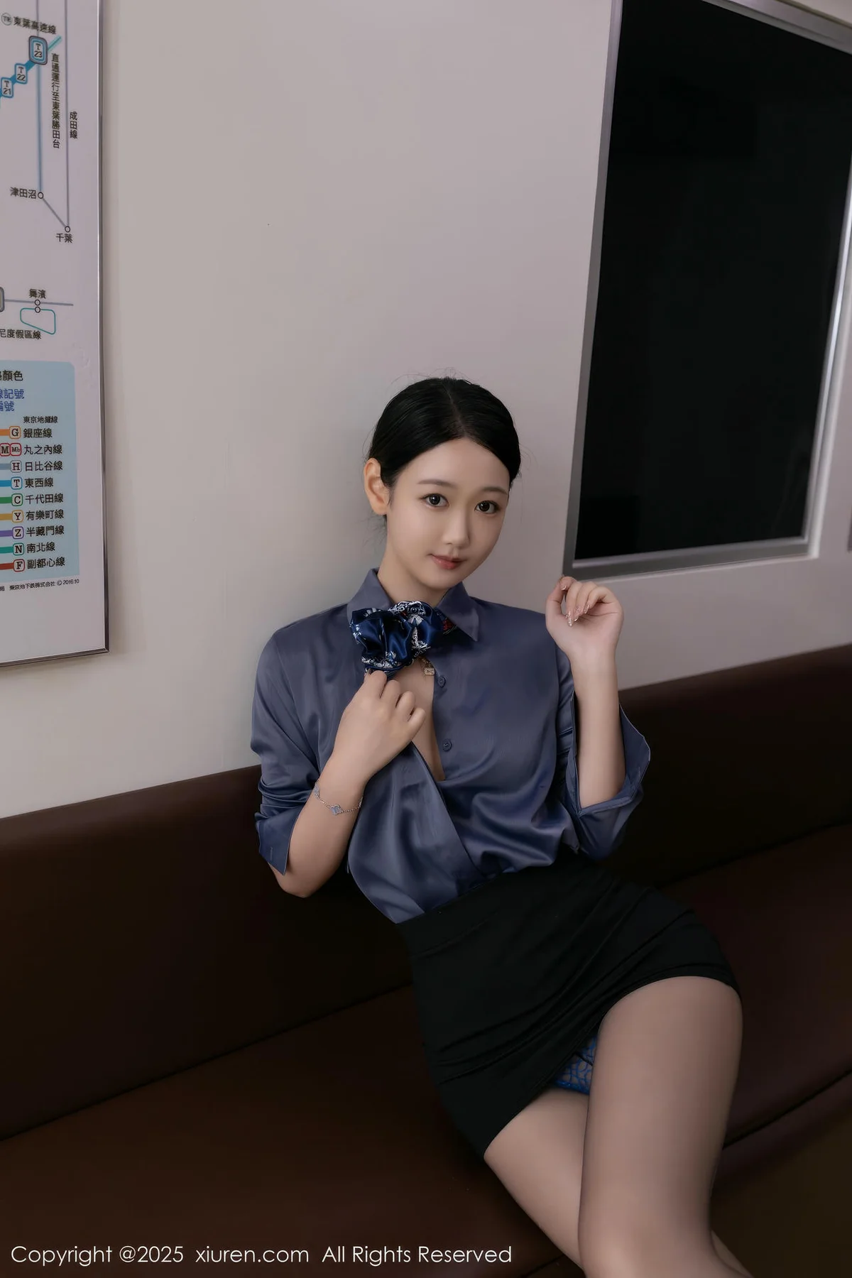 XiuRen 秀人 No.9824 唐安琪 空姐制服私房 - 8