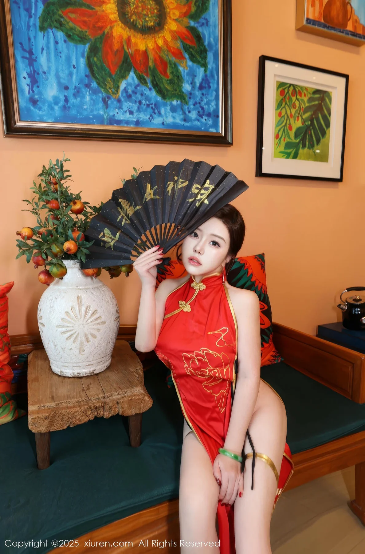 XiuRen 秀人 No.9834 小薯条nienie cos旗袍套图 - 7