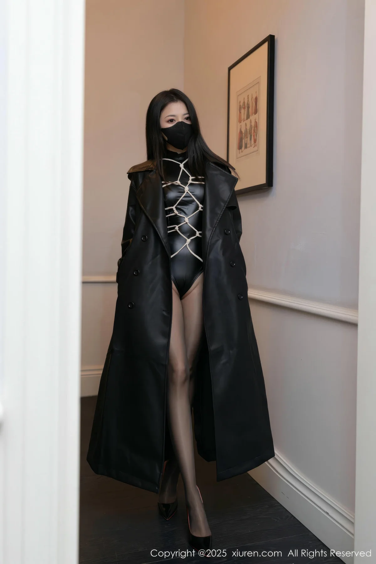 XiuRen 秀人 No.9835 鱼子酱Fish 捆绑连体衣 - 2