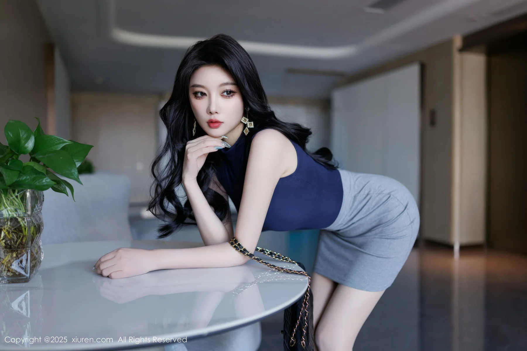 XiuRen 秀人 No.9857 杨晨晨Yome 诱人白色丝袜 - 9