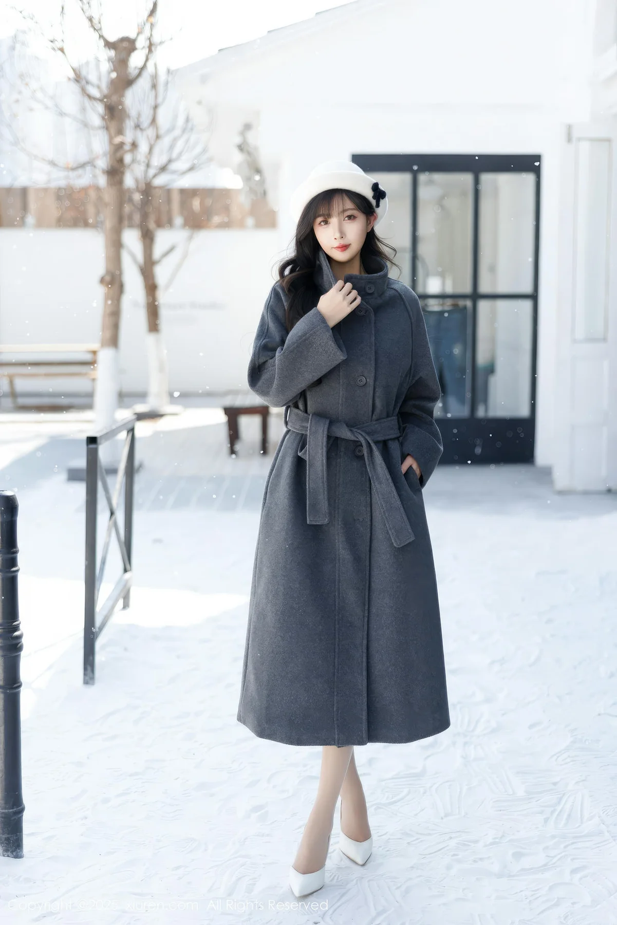 XiuRen 秀人 No.9863 林星阑 白色情趣内衣 - 1