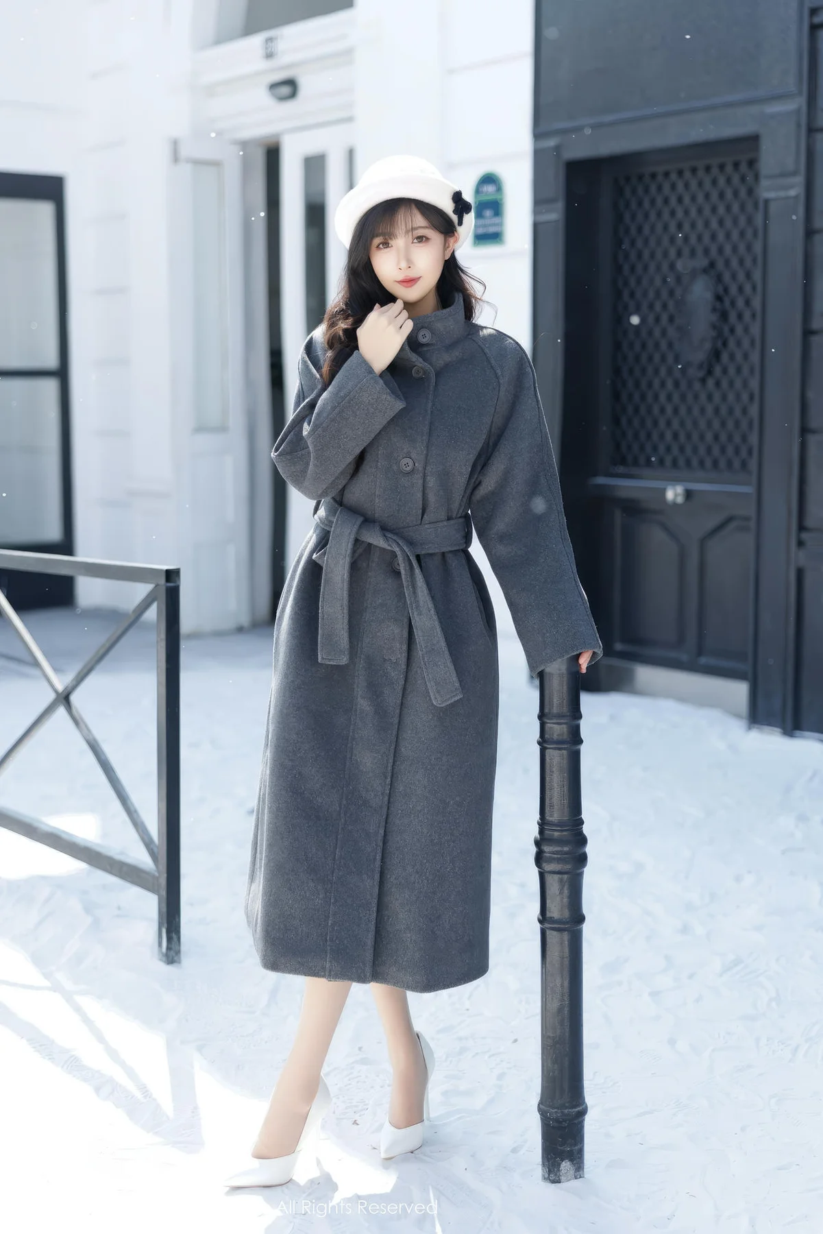 XiuRen 秀人 No.9863 林星阑 白色情趣内衣 - 2