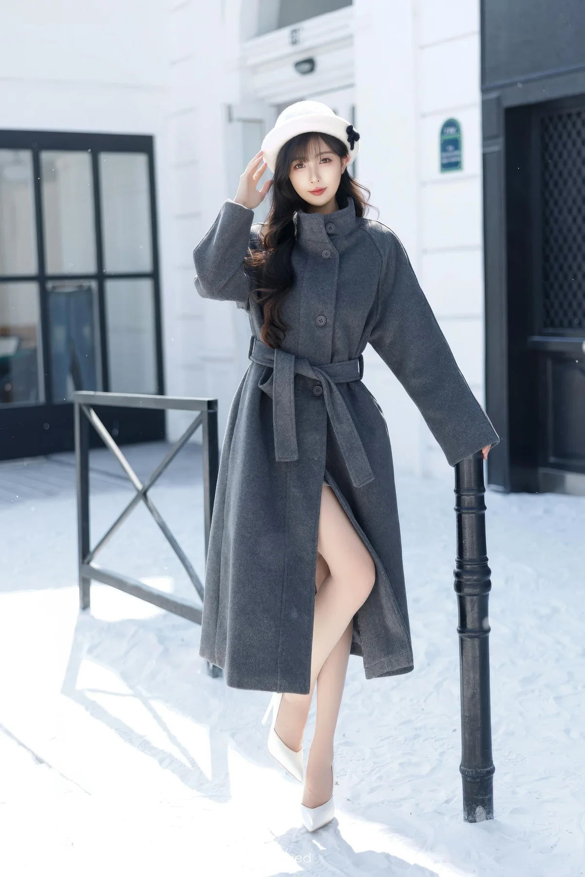 XiuRen 秀人 No.9863 林星阑 白色情趣内衣 - 3