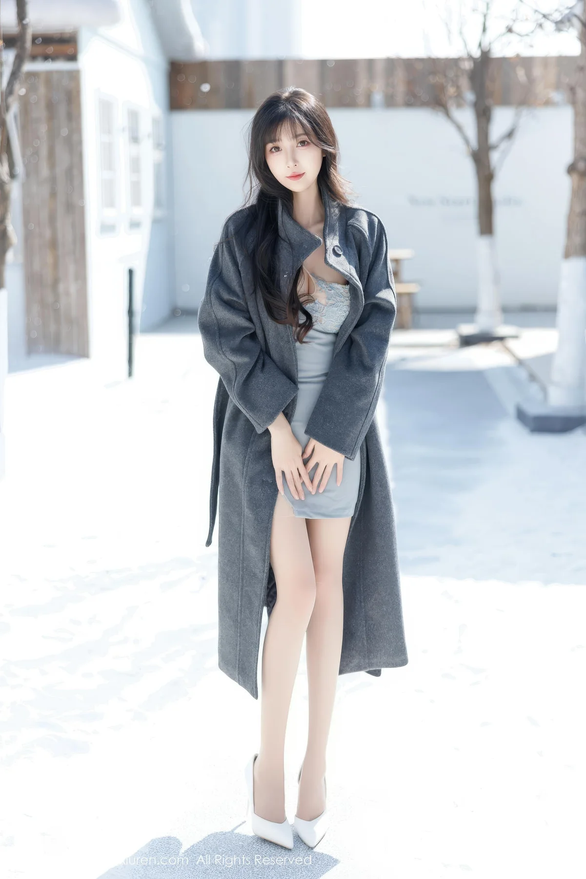 XiuRen 秀人 No.9863 林星阑 白色情趣内衣 - 6