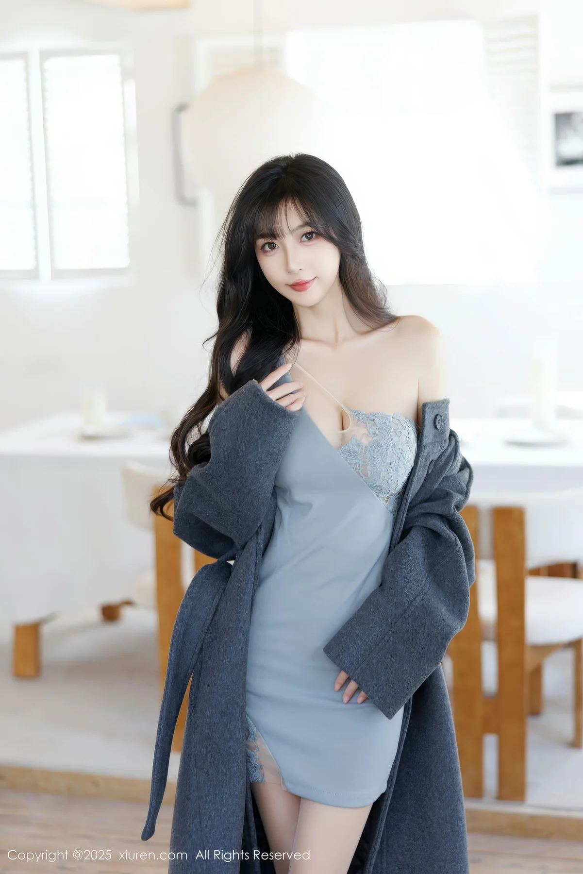 XiuRen 秀人 No.9863 林星阑 白色情趣内衣 - 9