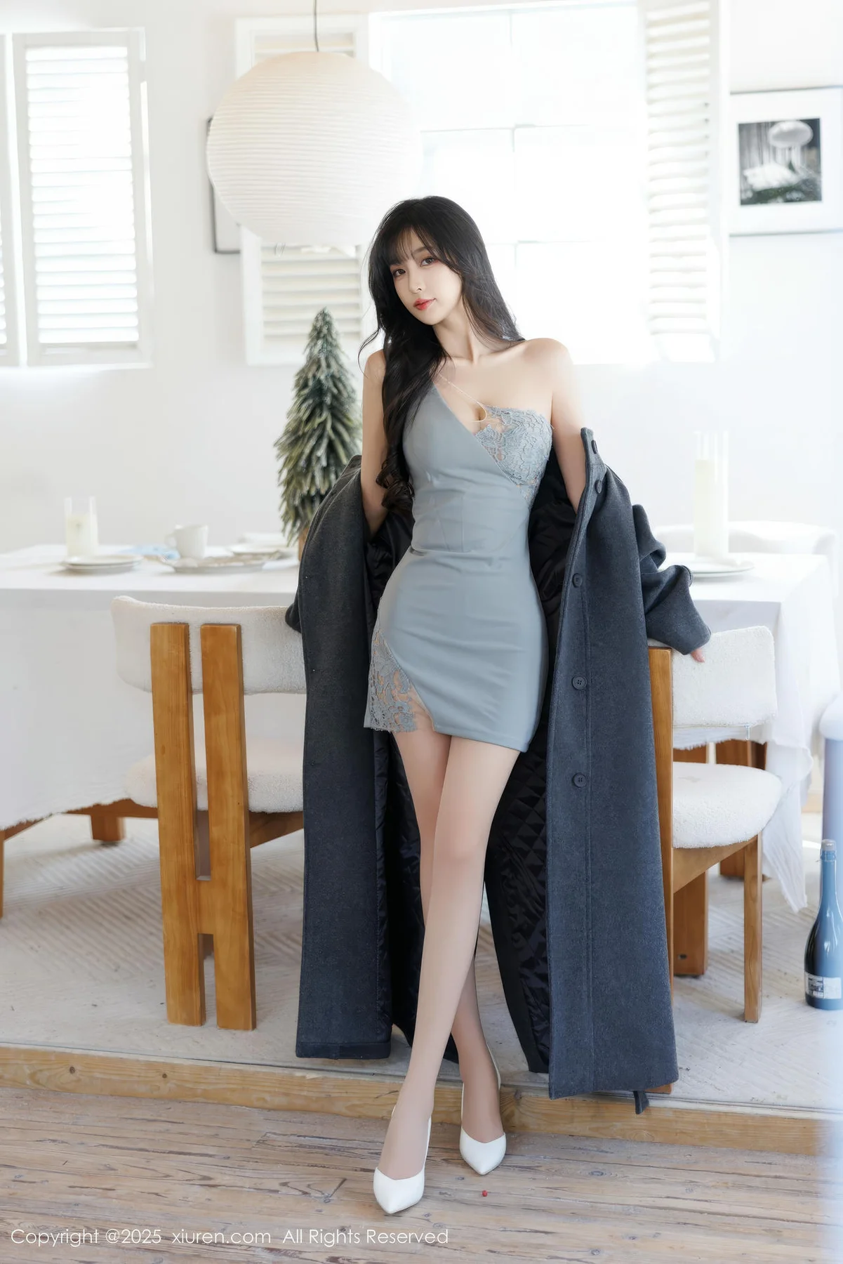 XiuRen 秀人 No.9863 林星阑 白色情趣内衣 - 10