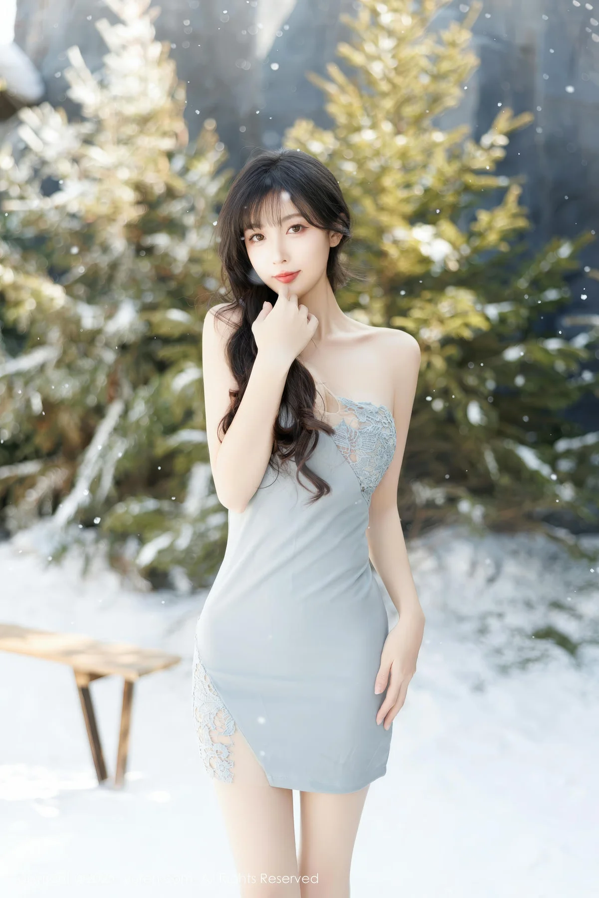 XiuRen 秀人 No.9863 林星阑 白色情趣内衣 - 4