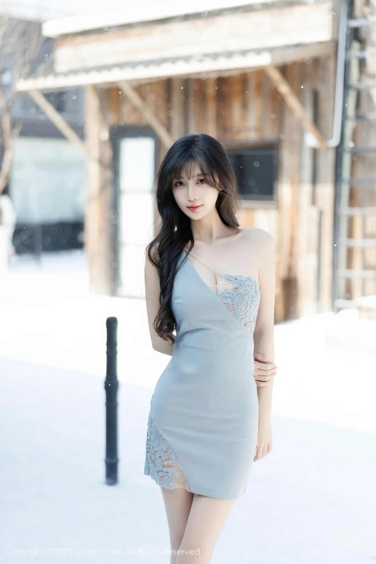 XiuRen 秀人 No.9863 林星阑 白色情趣内衣 - 8