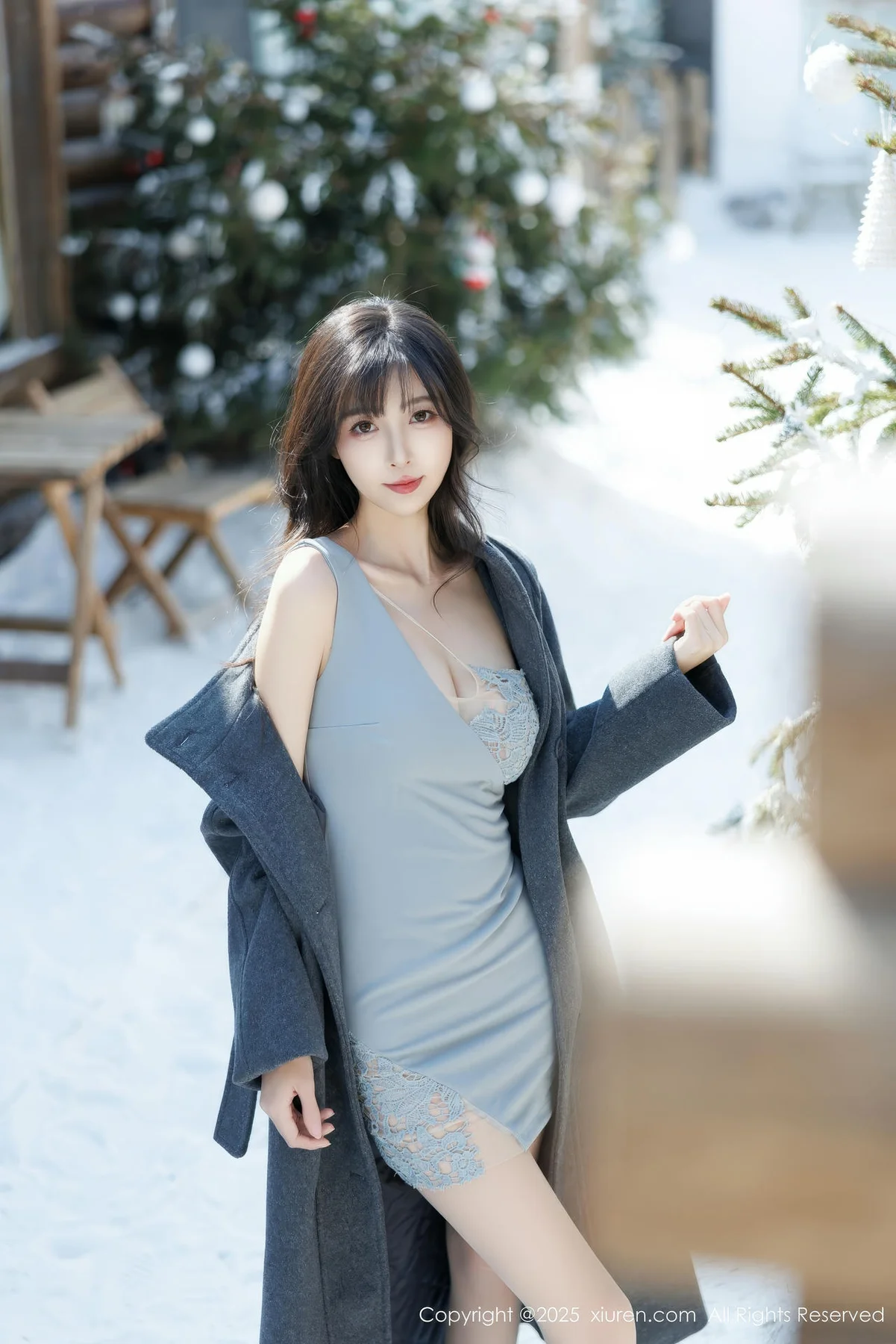 XiuRen 秀人 No.9863 林星阑 白色情趣内衣 - 10