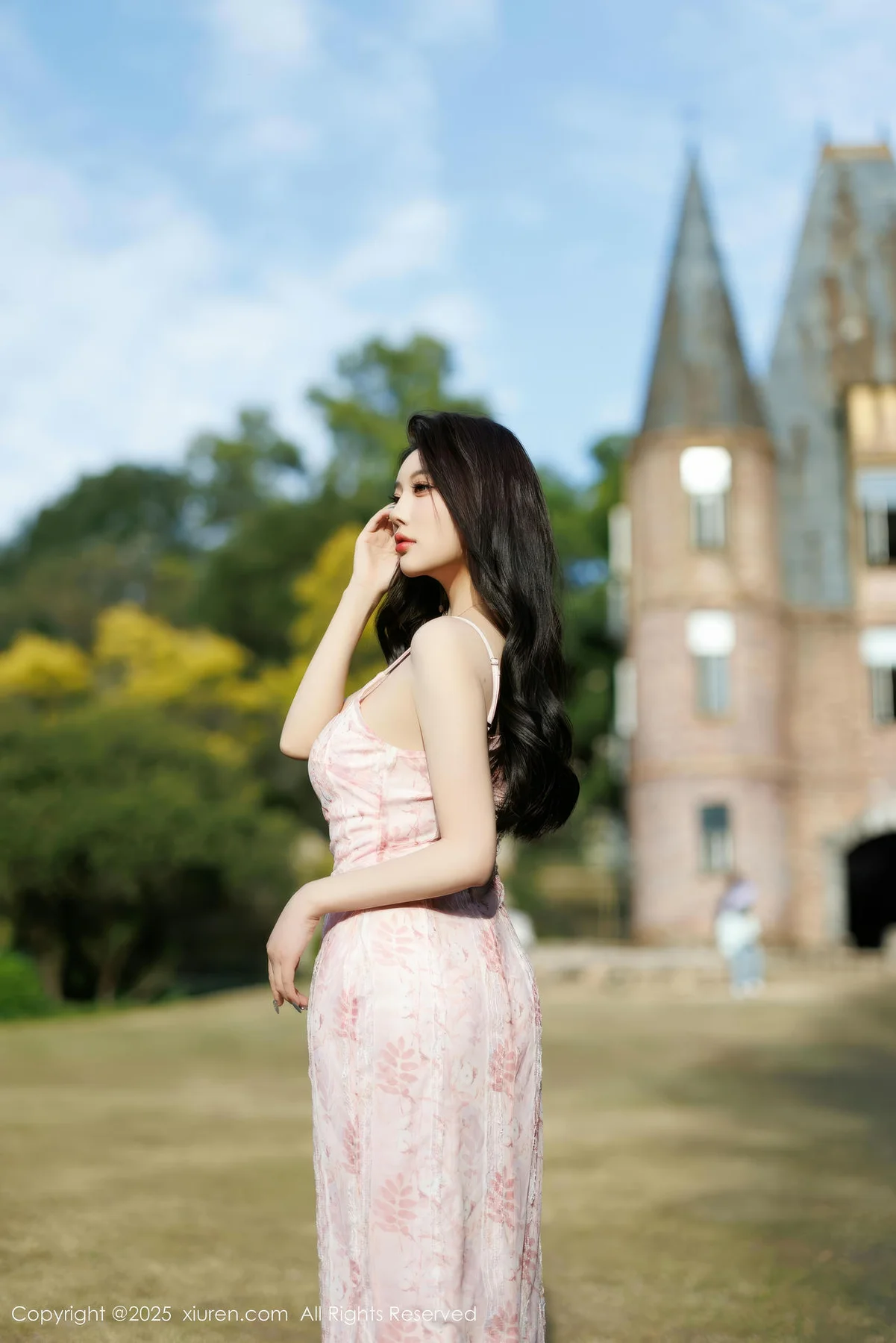 XiuRen 秀人 No.9886 杨晨晨Yome 湿身粉嫩美裙 - 6