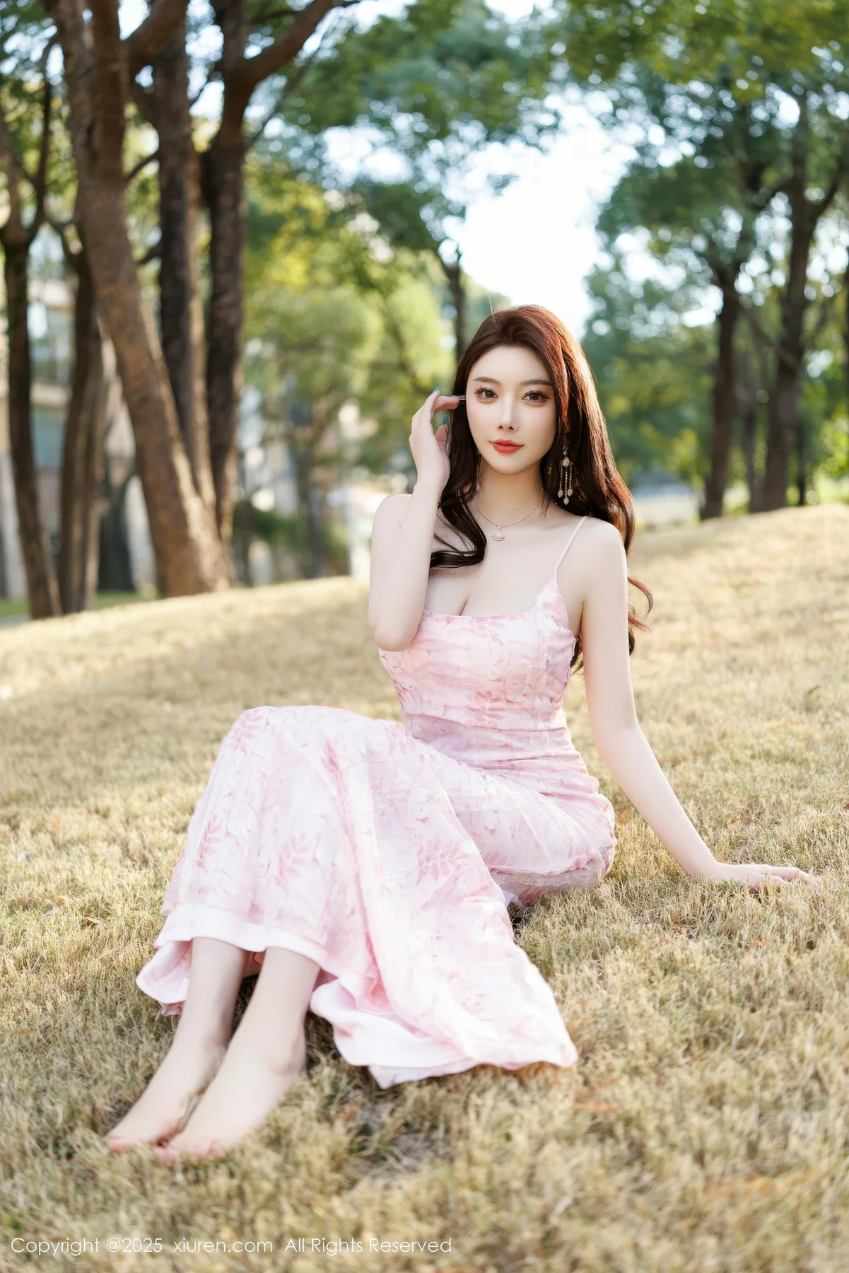 XiuRen 秀人 No.9886 杨晨晨Yome 湿身粉嫩美裙 - 6