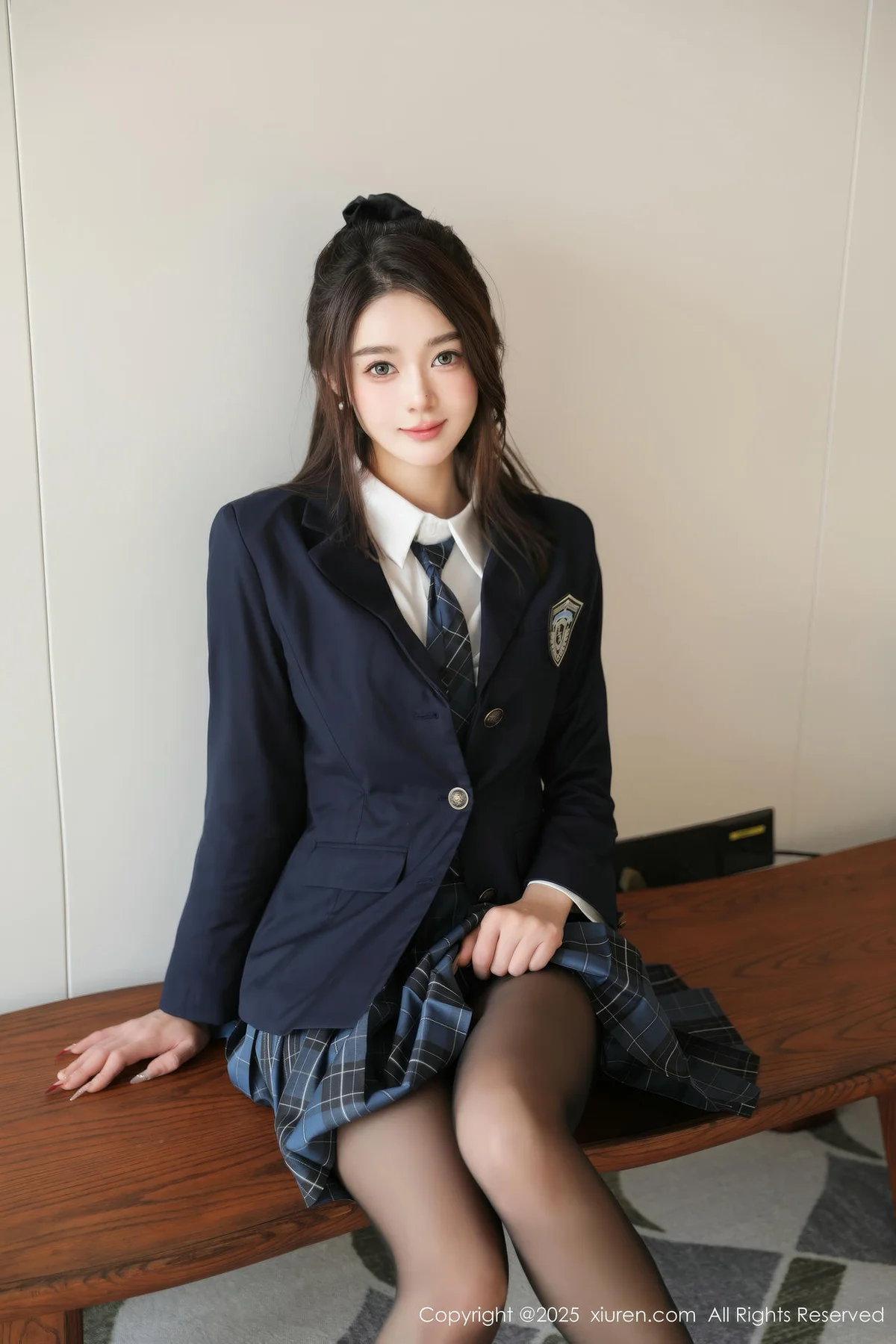 XiuRen 秀人 No.9888 Candy糖糖 制服少女私房 - 1