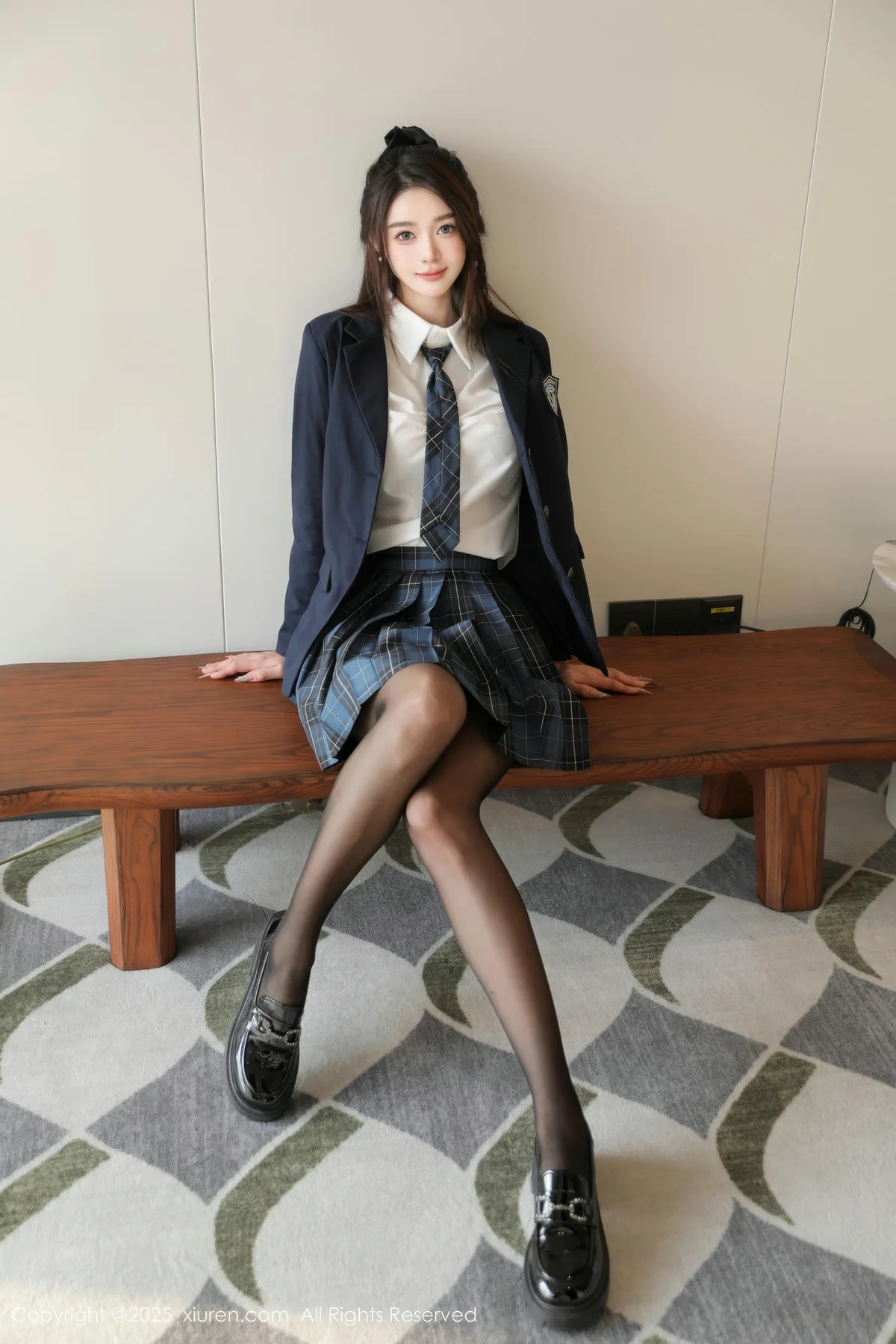 XiuRen 秀人 No.9888 Candy糖糖 制服少女私房 - 4