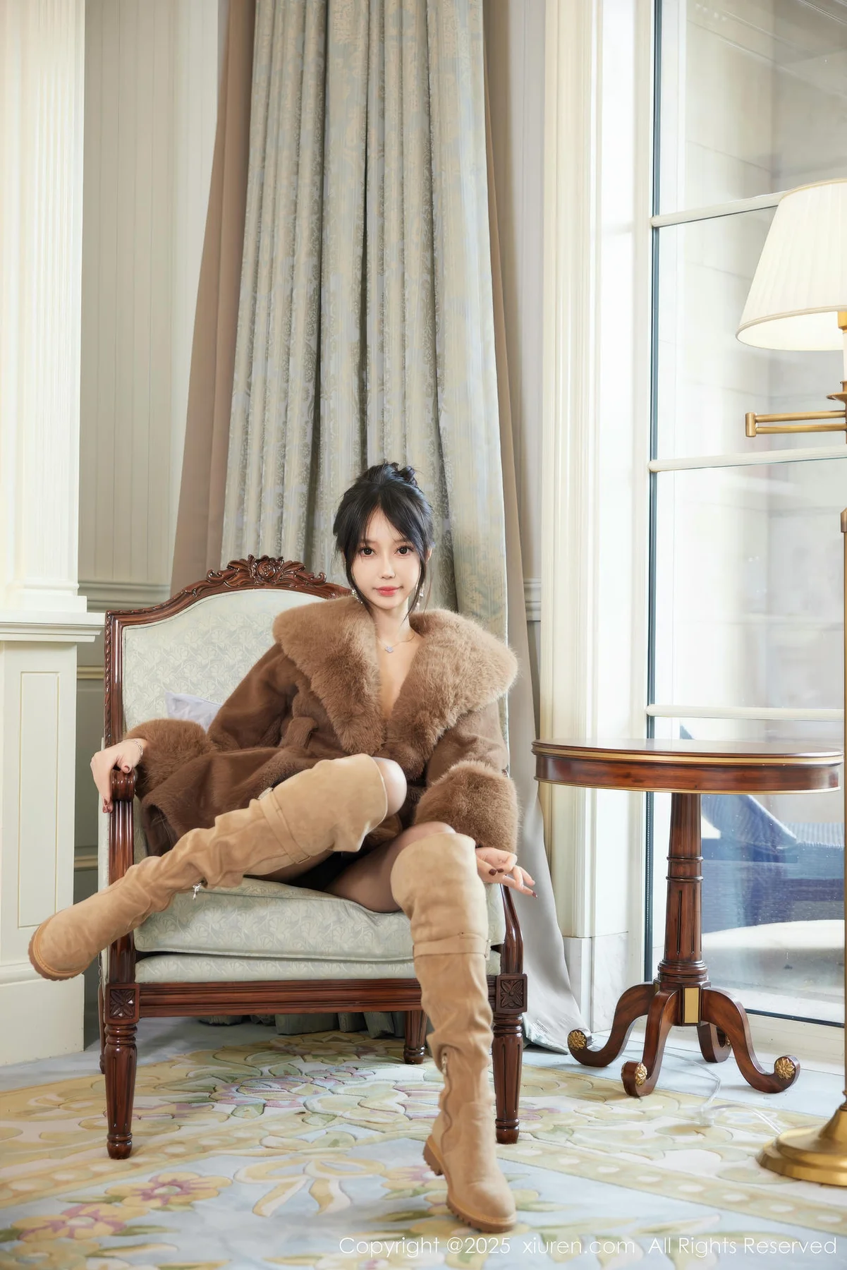 XiuRen 秀人 No.9919 玥儿玥er 乳贴黑丝美腿 - 3