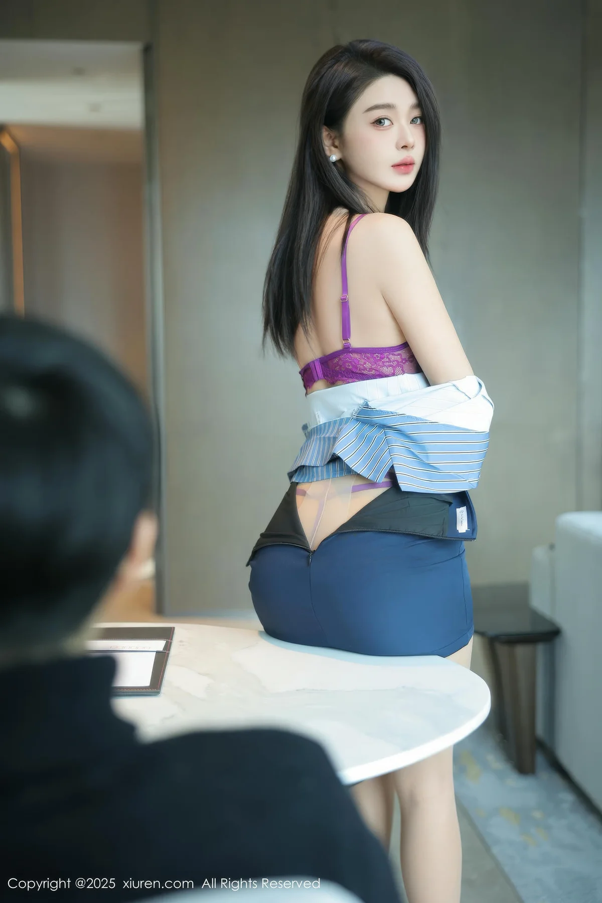 XiuRen 秀人 No.9921 Candy糖糖 蕾丝内衣短裙 - 7