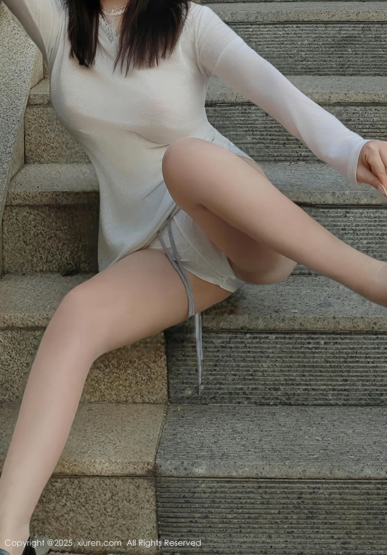 XiuRen 秀人 No.9923 小薯条nienie 透视浴室湿身 - 9