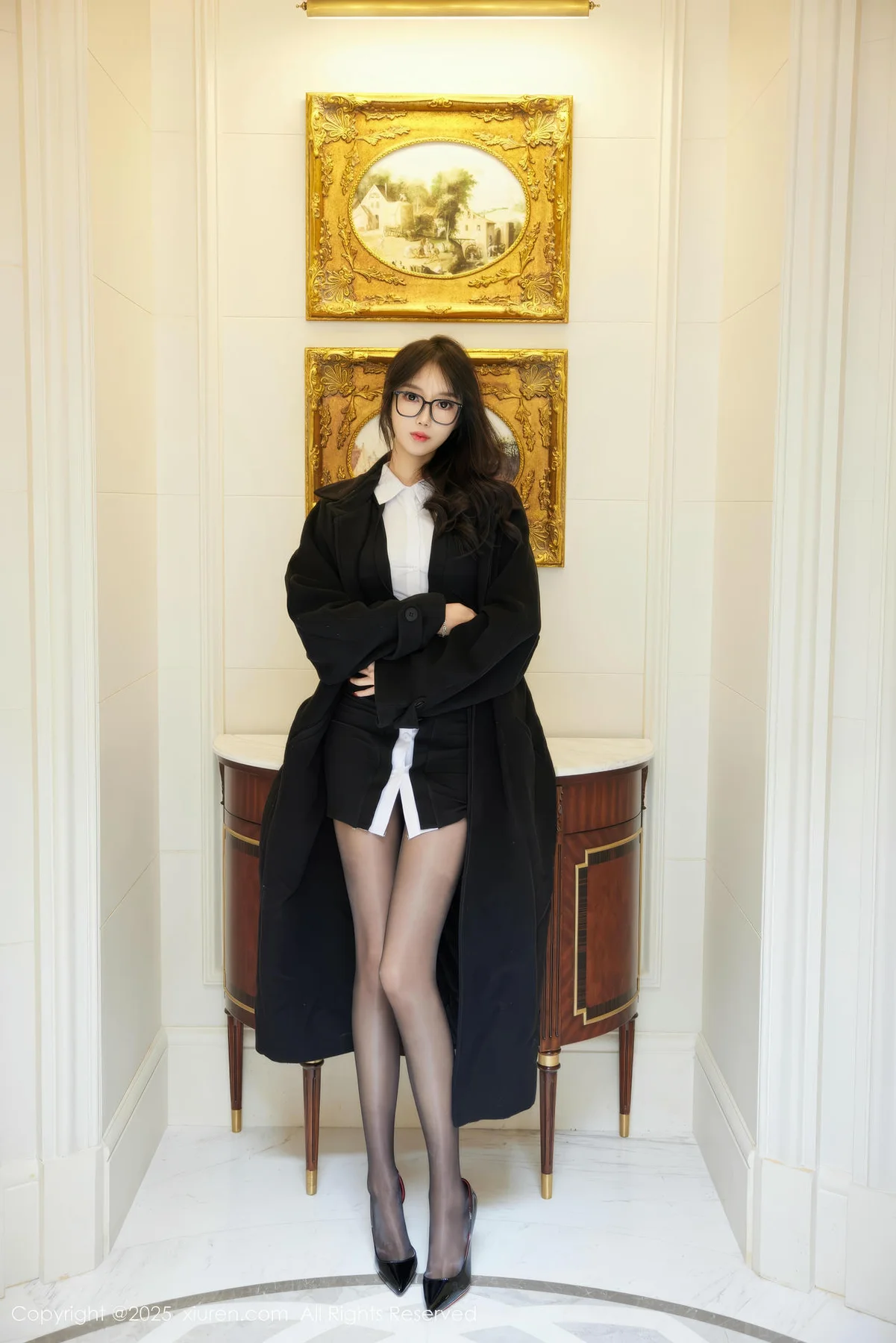 XiuRen 秀人 No.9926 玥儿玥er 眼镜ol美女制服 - 8