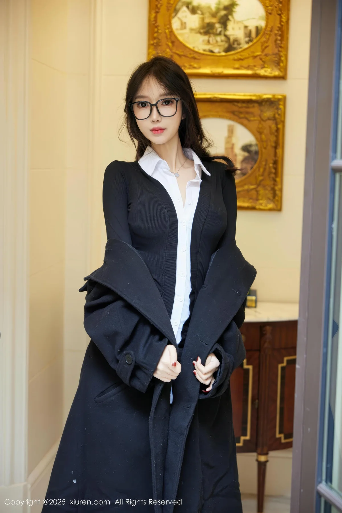 XiuRen 秀人 No.9926 玥儿玥er 眼镜ol美女制服 - 8