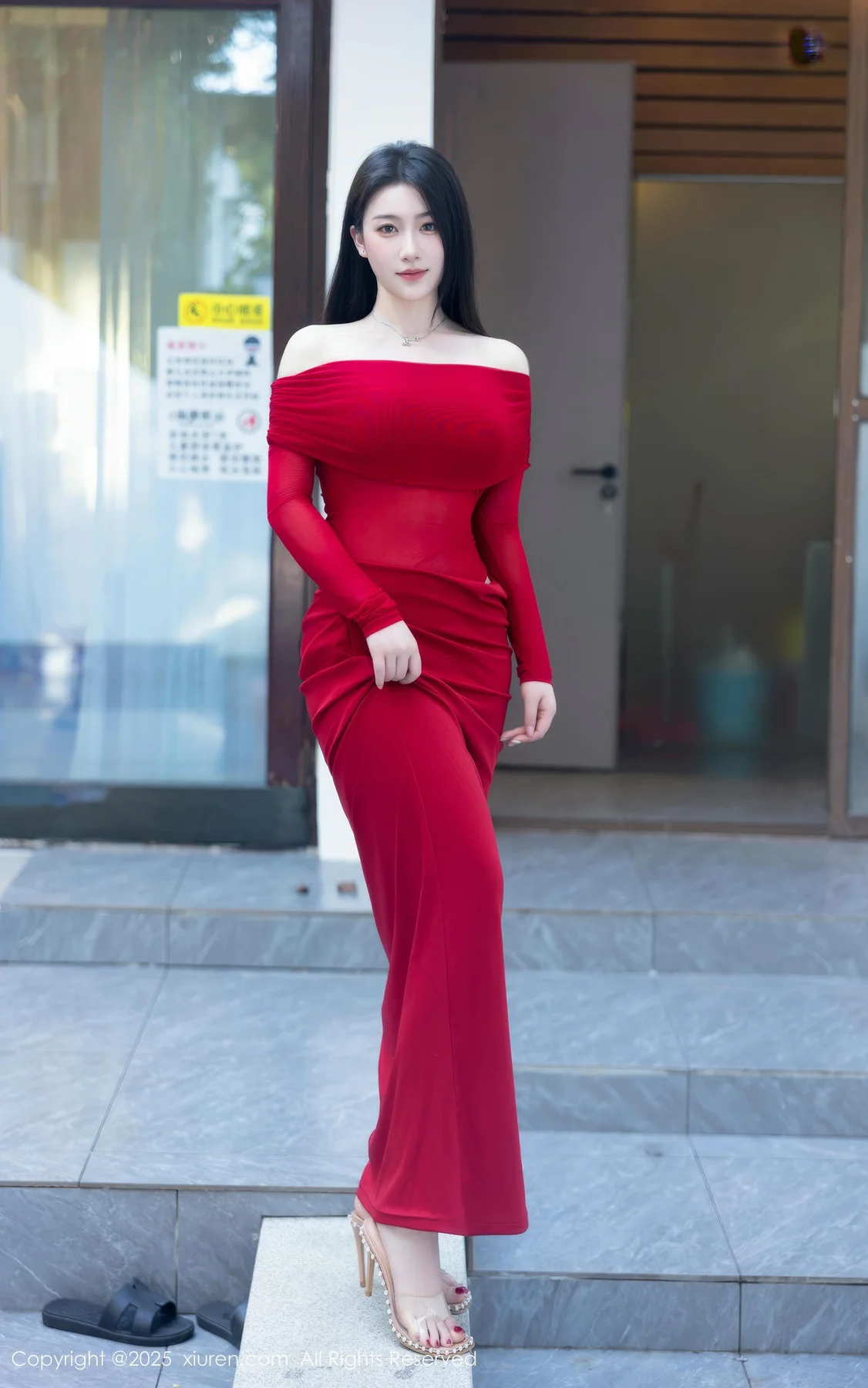 XiuRen 秀人 No.9934 林昔予yorki 户外巨乳美女 - 1