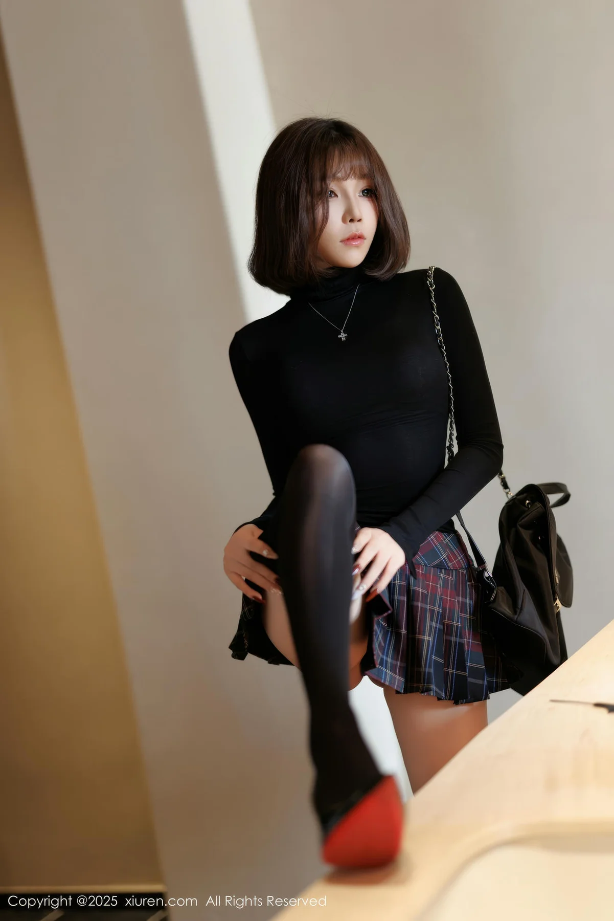 XiuRen 秀人 No.9944 徐莉芝Booty 翘臀蓝色内衣 - 5