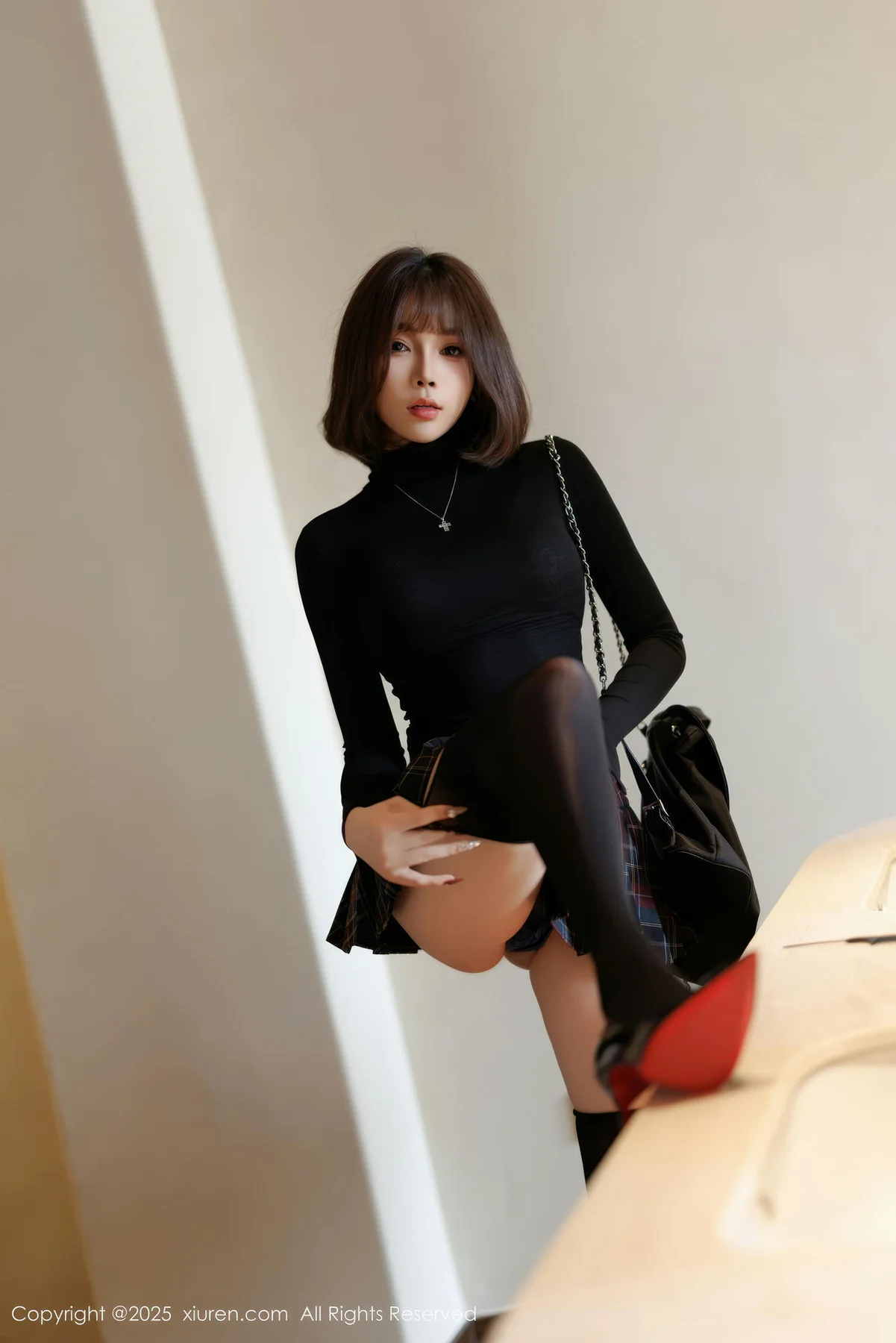 XiuRen 秀人 No.9944 徐莉芝Booty 翘臀蓝色内衣 - 6