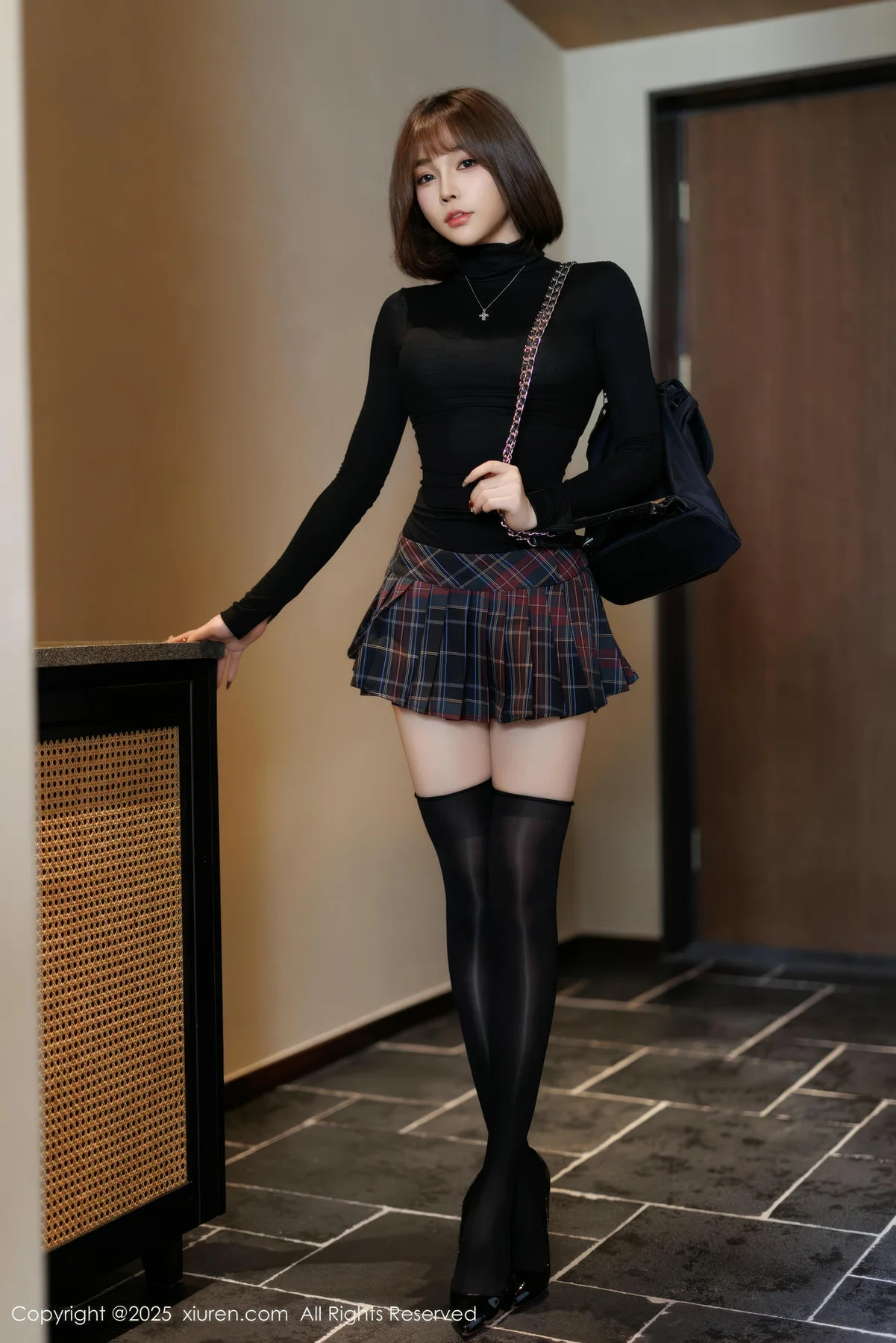 XiuRen 秀人 No.9944 徐莉芝Booty 翘臀蓝色内衣 - 8