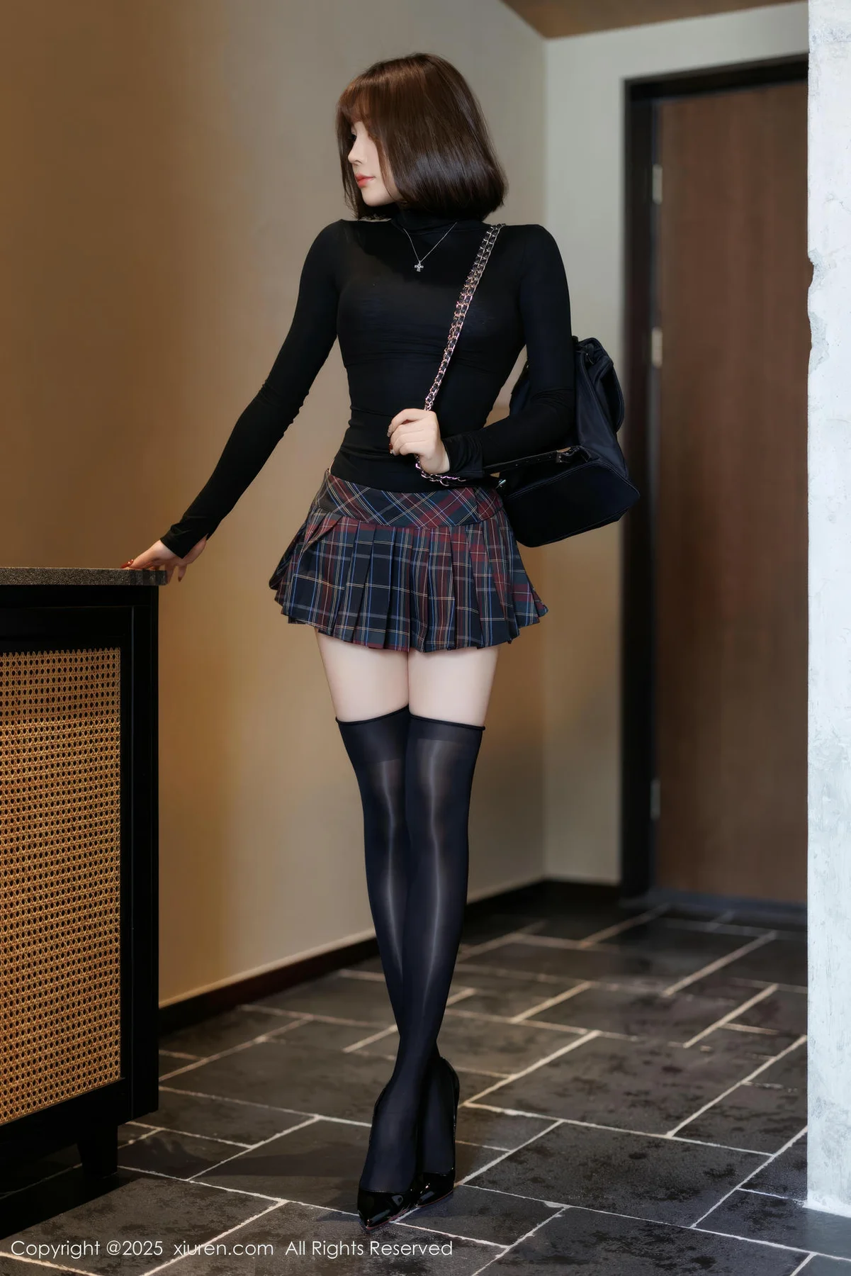 XiuRen 秀人 No.9944 徐莉芝Booty 翘臀蓝色内衣 - 9