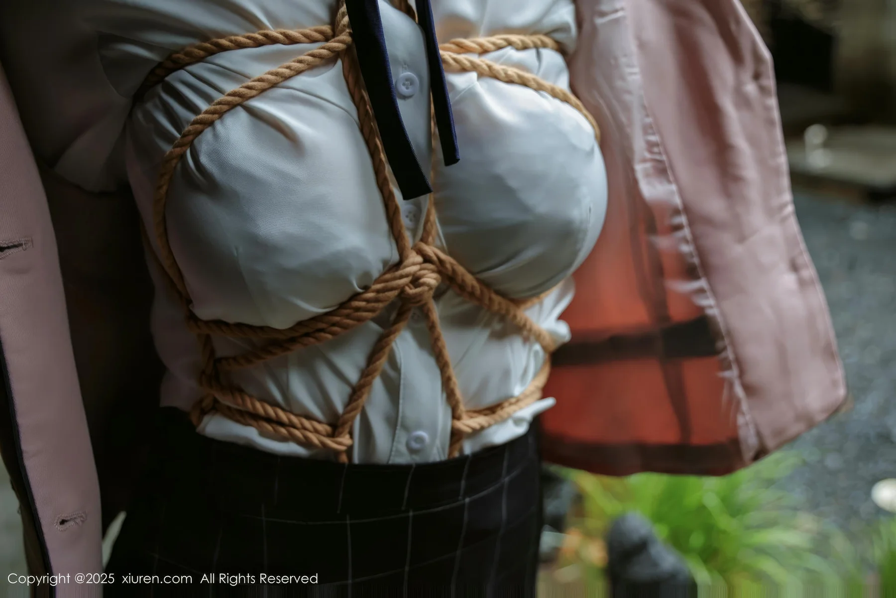 XiuRen 秀人 No.9949 奶芙乔乔 浴室捆绑清纯校服 - 5