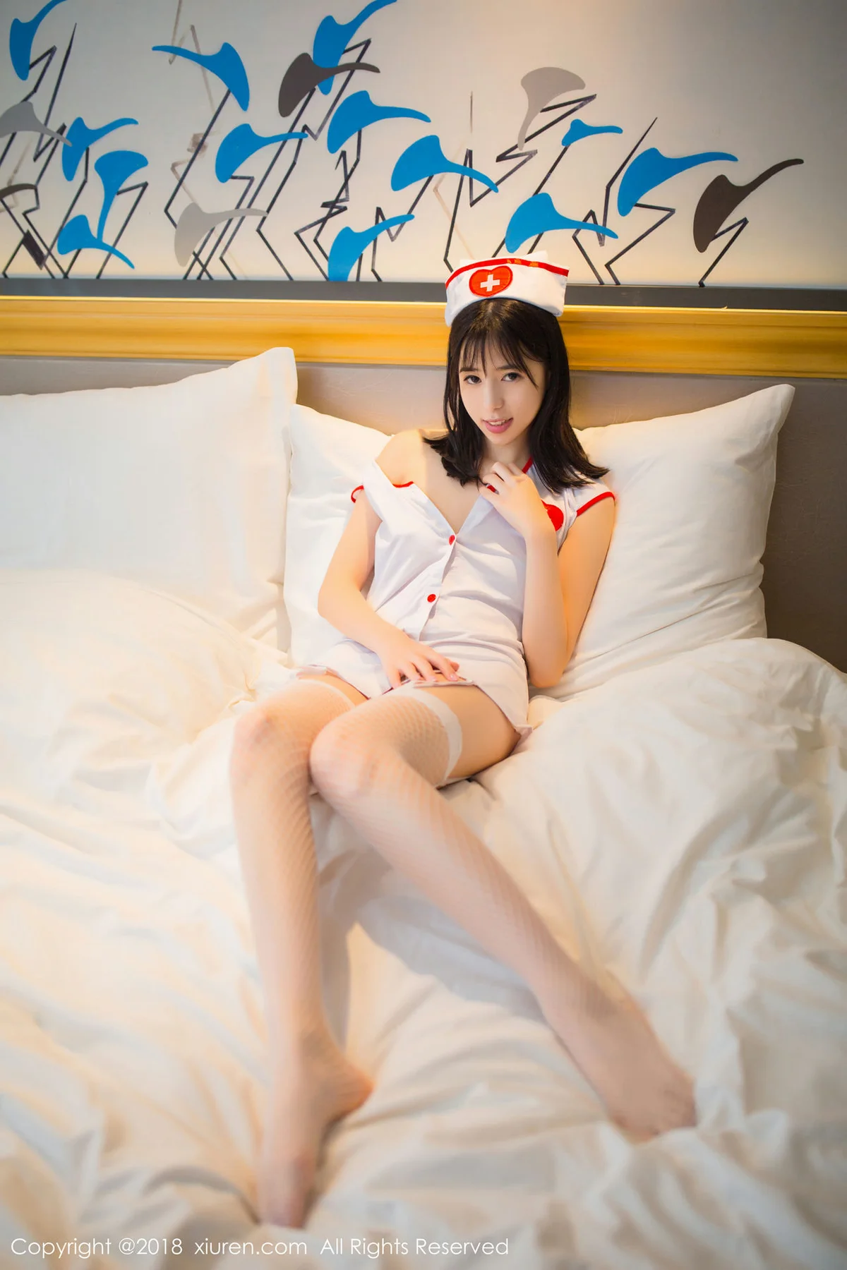 XiuRen 秀人 No.996 护士制服艾栗栗栗栗栗栗吖 - 4