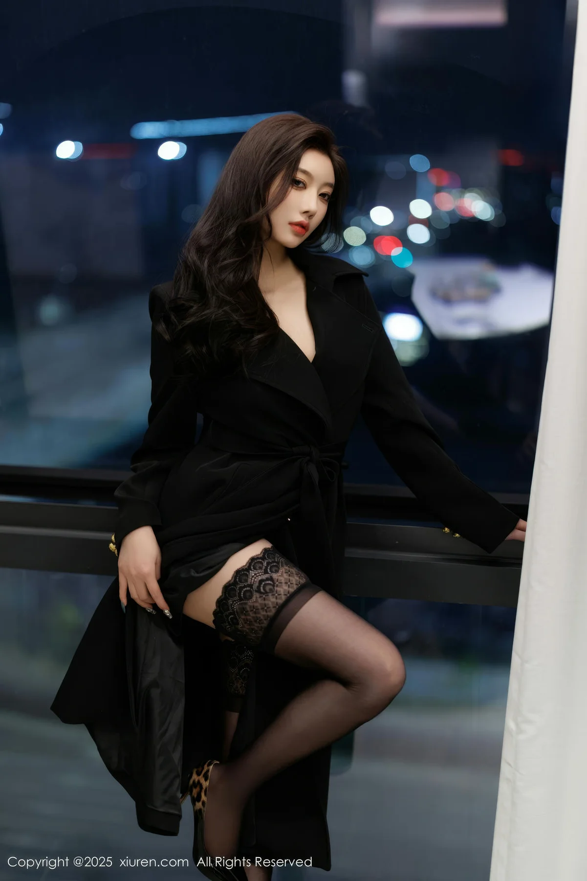 XiuRen 秀人 No.9984 杨晨晨Yome 黑丝连体衣 - 6