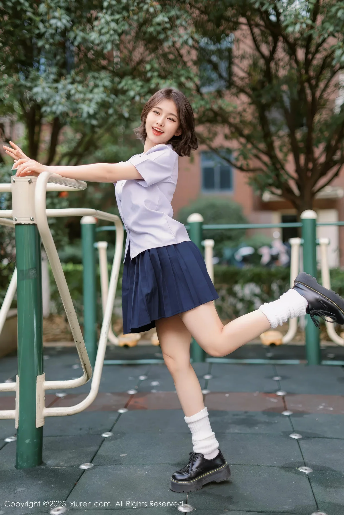 XiuRen 秀人 No.9985 小橘子orange 清纯少女短裙 - 7