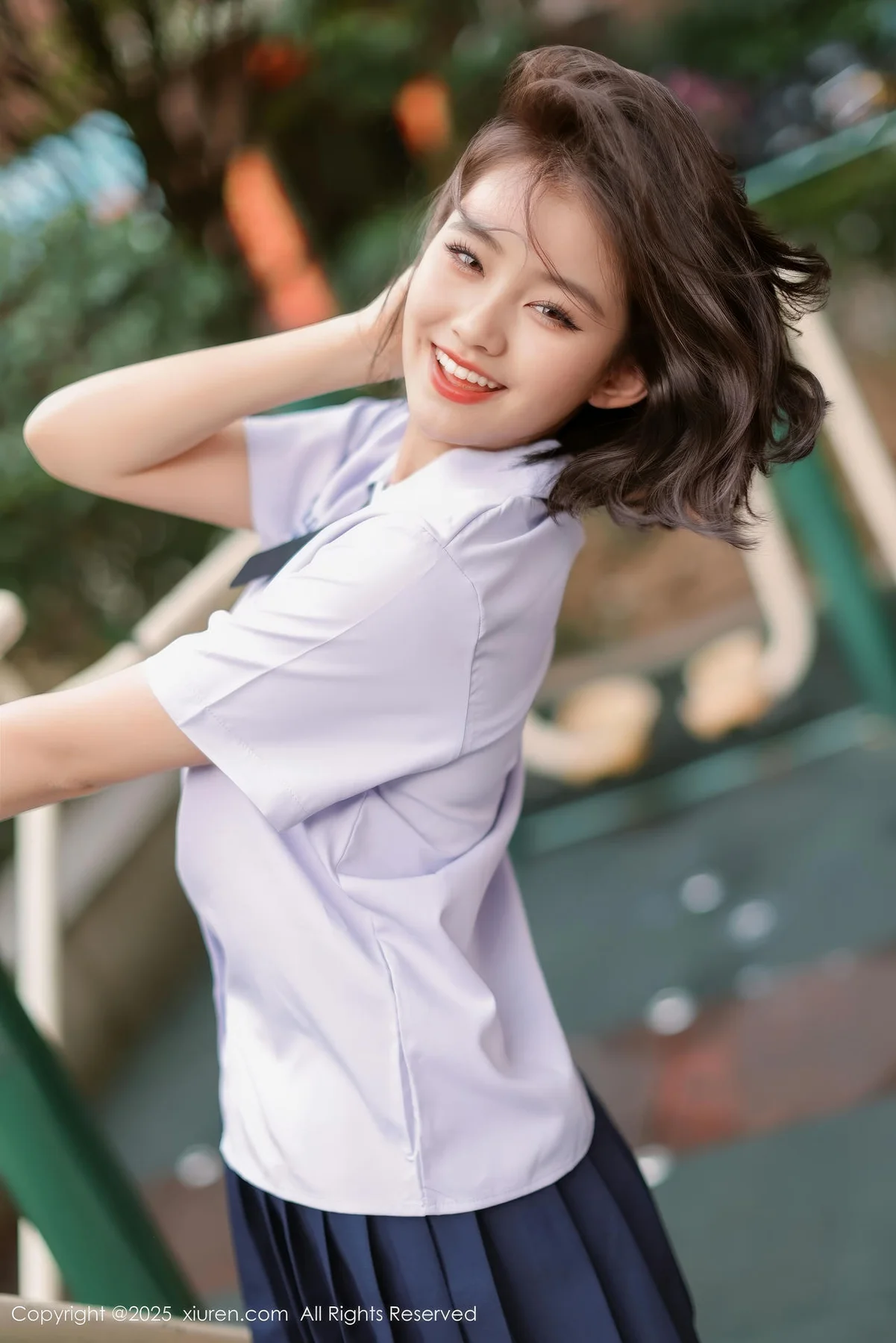 XiuRen 秀人 No.9985 小橘子orange 清纯少女短裙 - 8