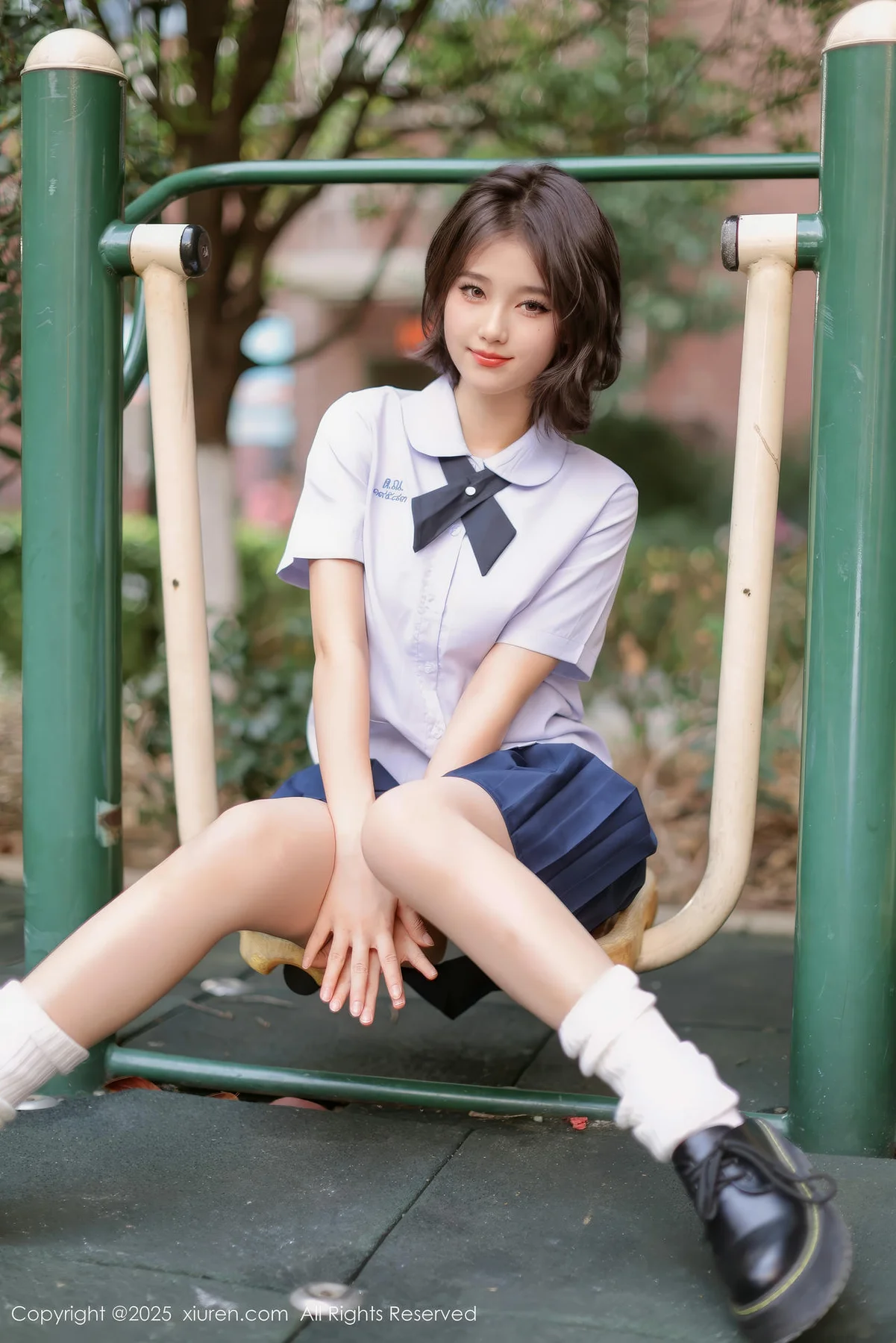 XiuRen 秀人 No.9985 小橘子orange 清纯少女短裙 - 3