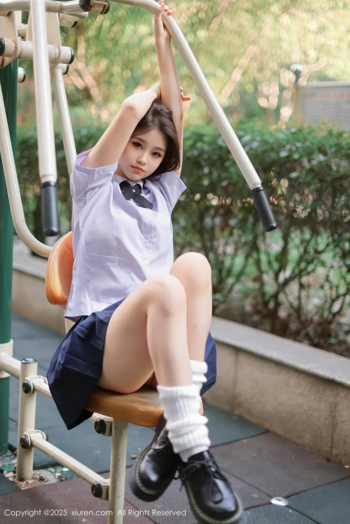 XiuRen 秀人 No.9985 小橘子orange 清纯少女短裙 - 5