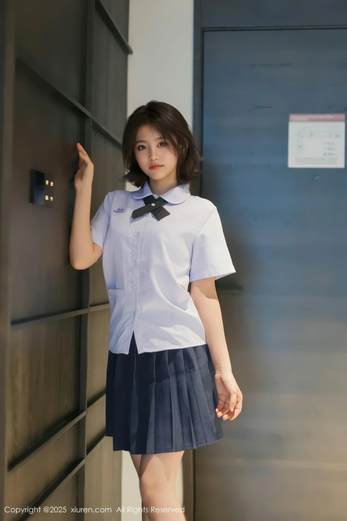 XiuRen 秀人 No.9985 小橘子orange 清纯少女短裙 - 9