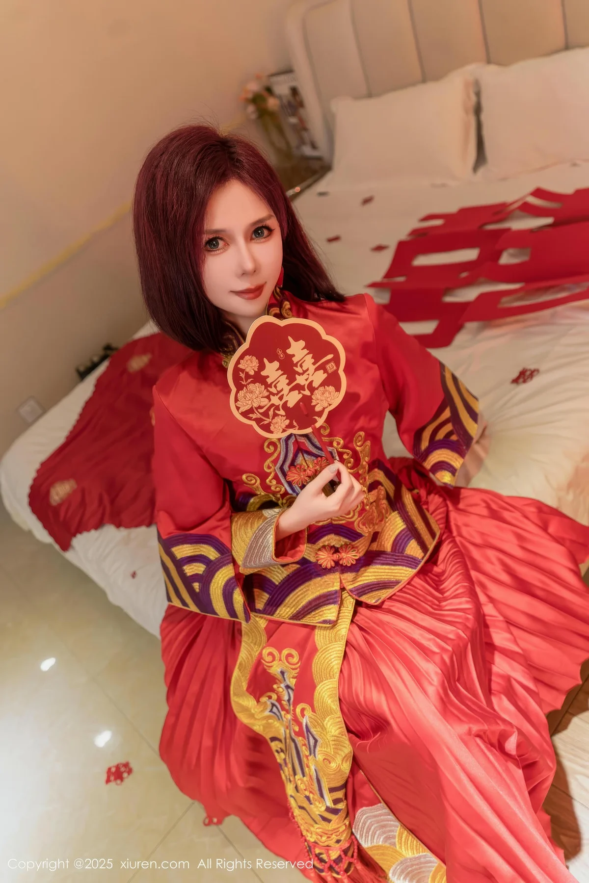 XiuRen 秀人 No.9995 白芷yy 婚纱制服玉体 - 7