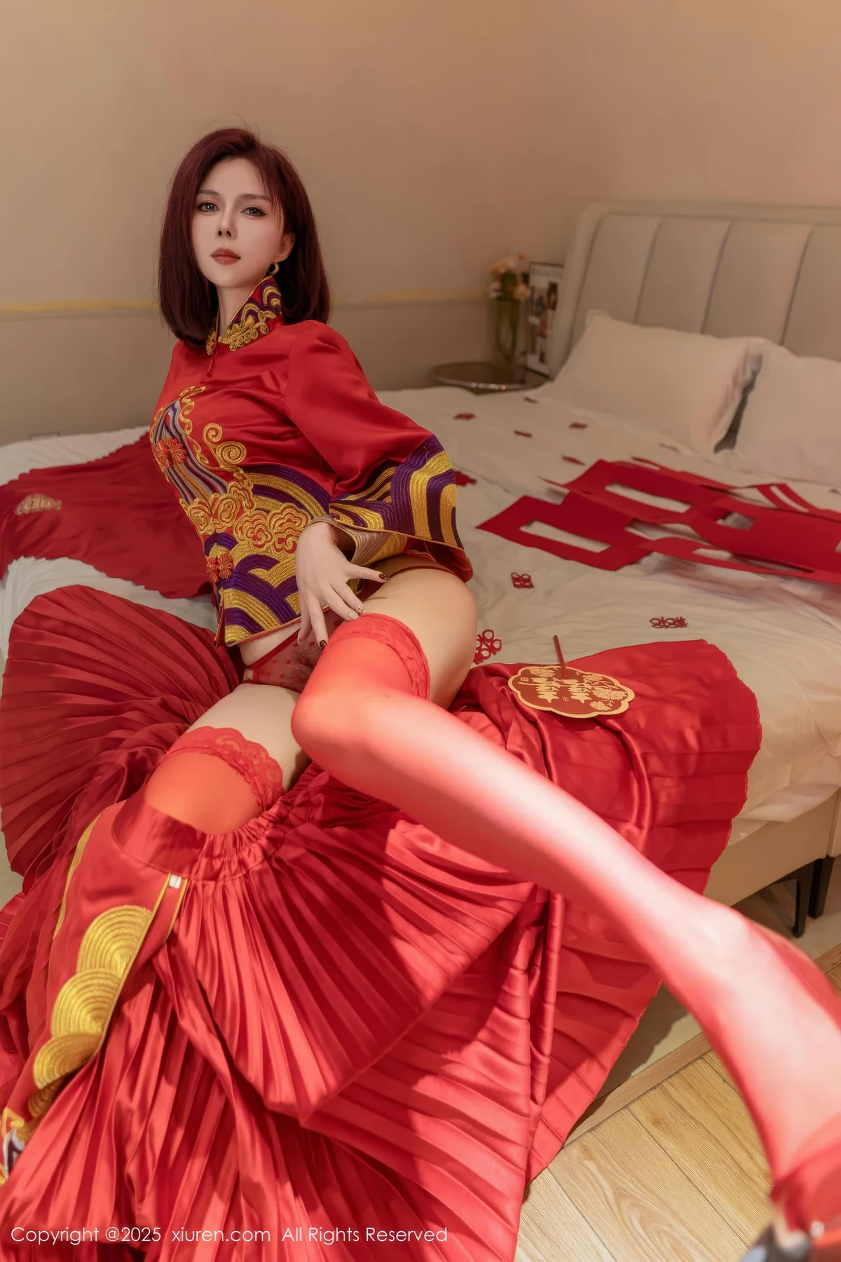 XiuRen 秀人 No.9995 白芷yy 婚纱制服玉体 - 6