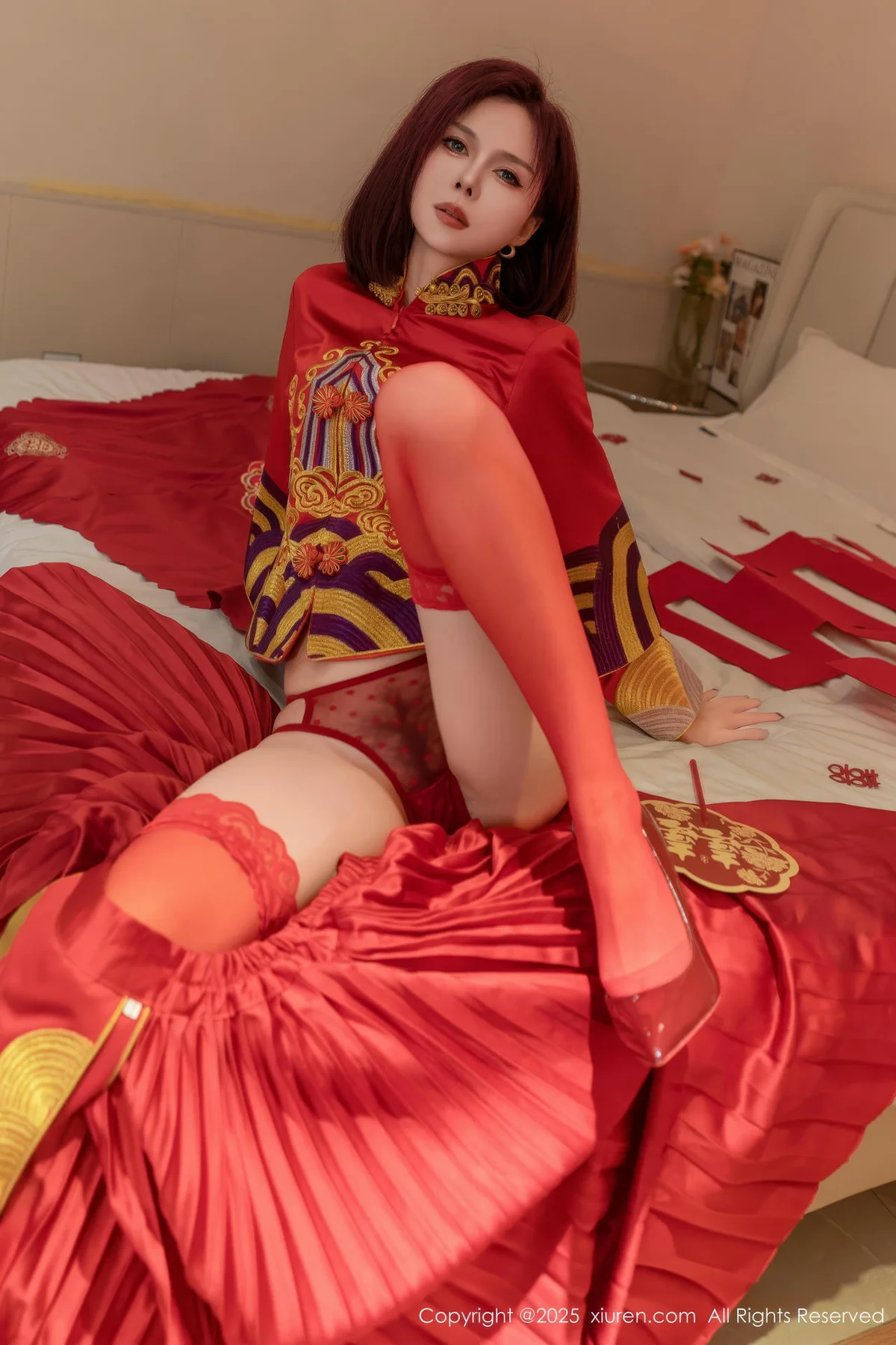 XiuRen 秀人 No.9995 白芷yy 婚纱制服玉体 - 7