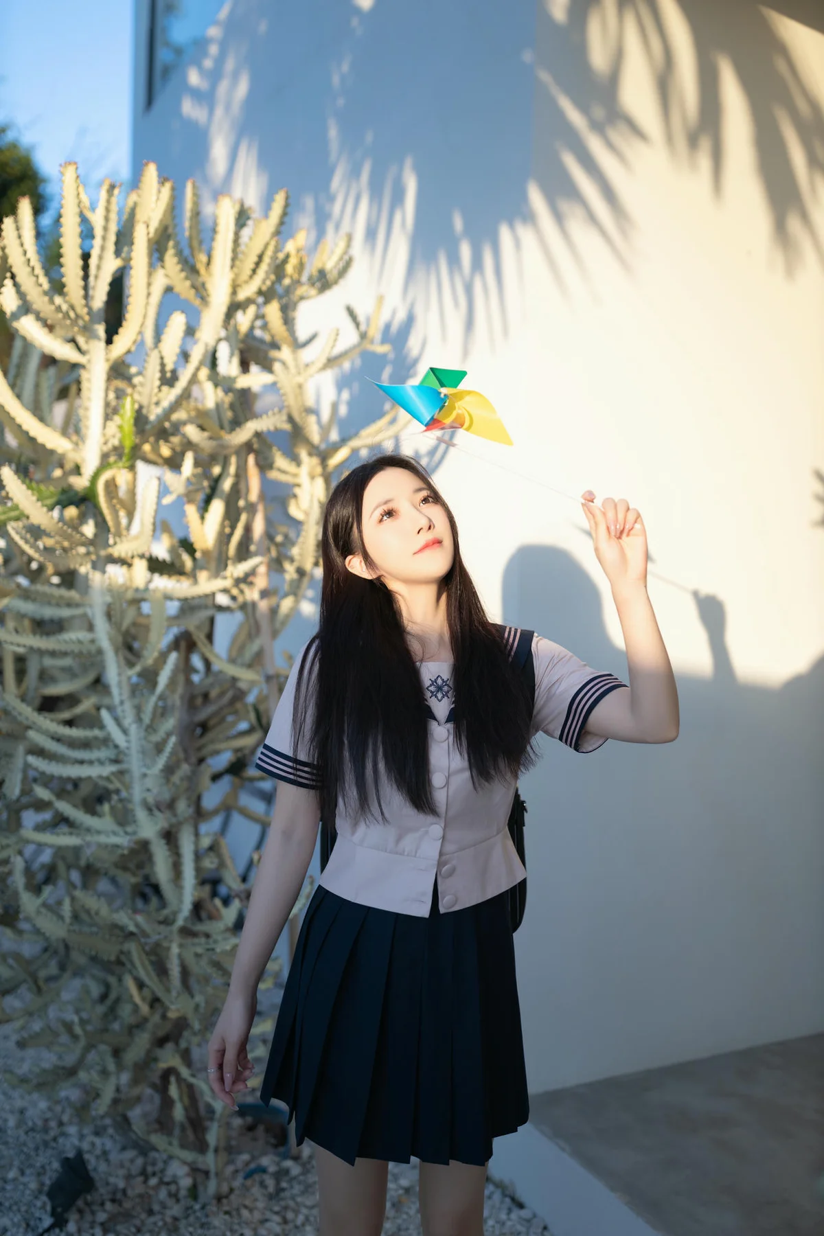 XiuRen 秀人 No.N013 鱼子酱Fish校园jk制服 - 3