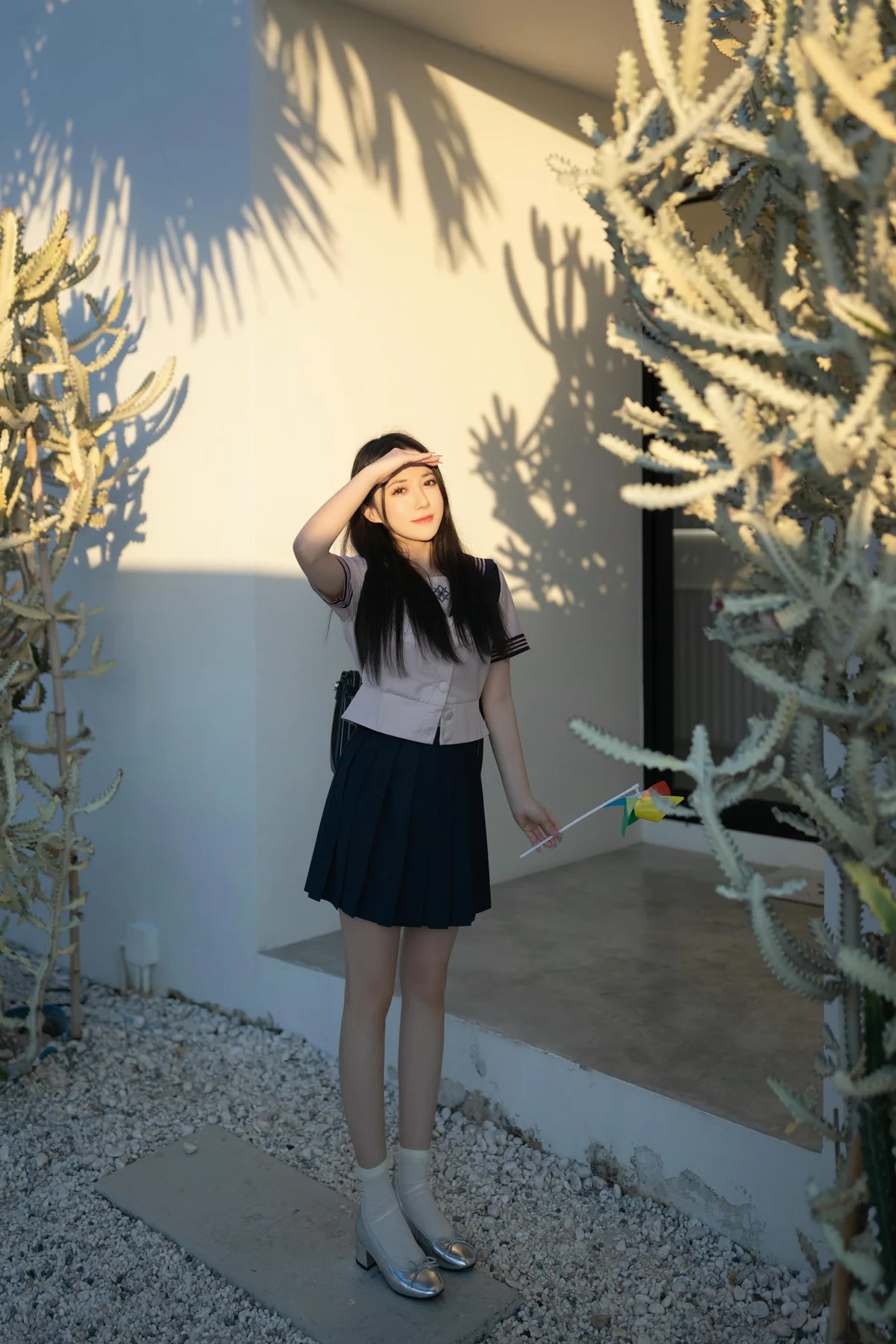 XiuRen 秀人 No.N013 鱼子酱Fish校园jk制服 - 5