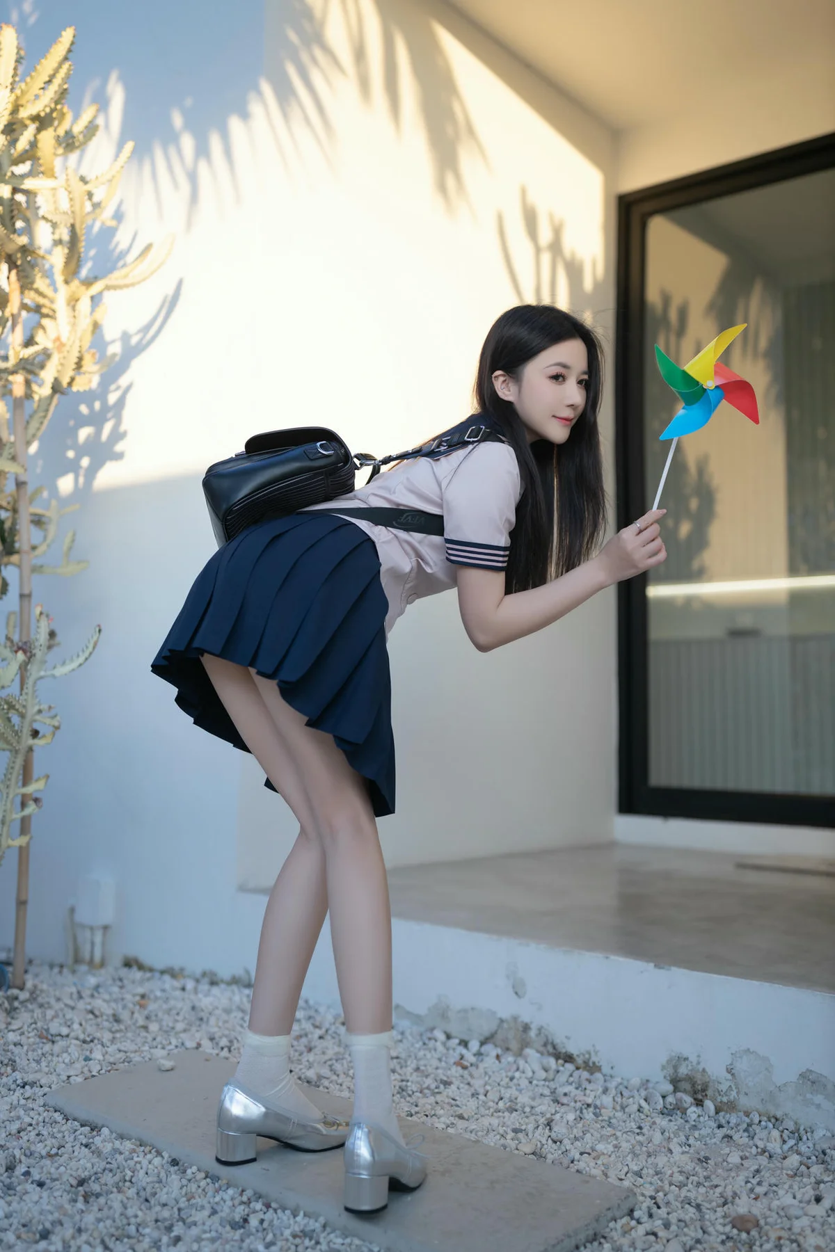 XiuRen 秀人 No.N013 鱼子酱Fish校园jk制服 - 6