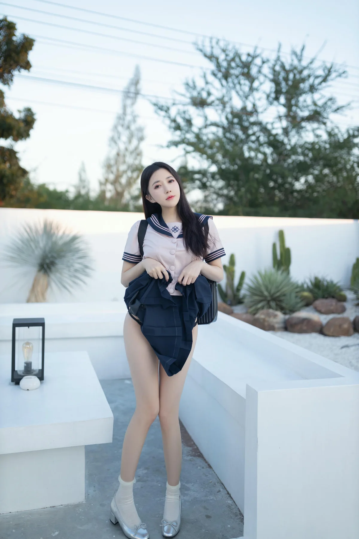 XiuRen 秀人 No.N013 鱼子酱Fish校园jk制服 - 6