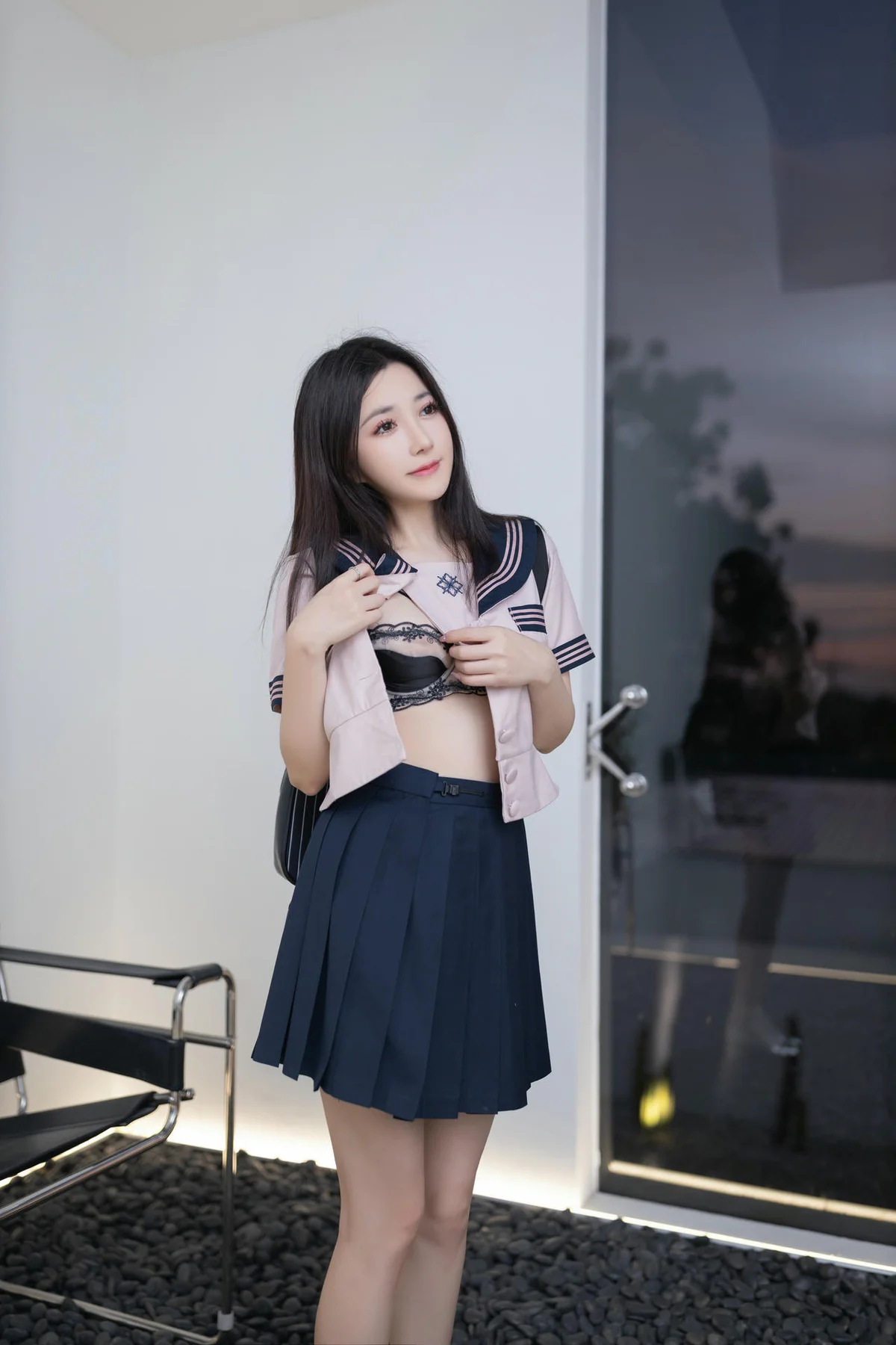 XiuRen 秀人 No.N013 鱼子酱Fish校园jk制服 - 3