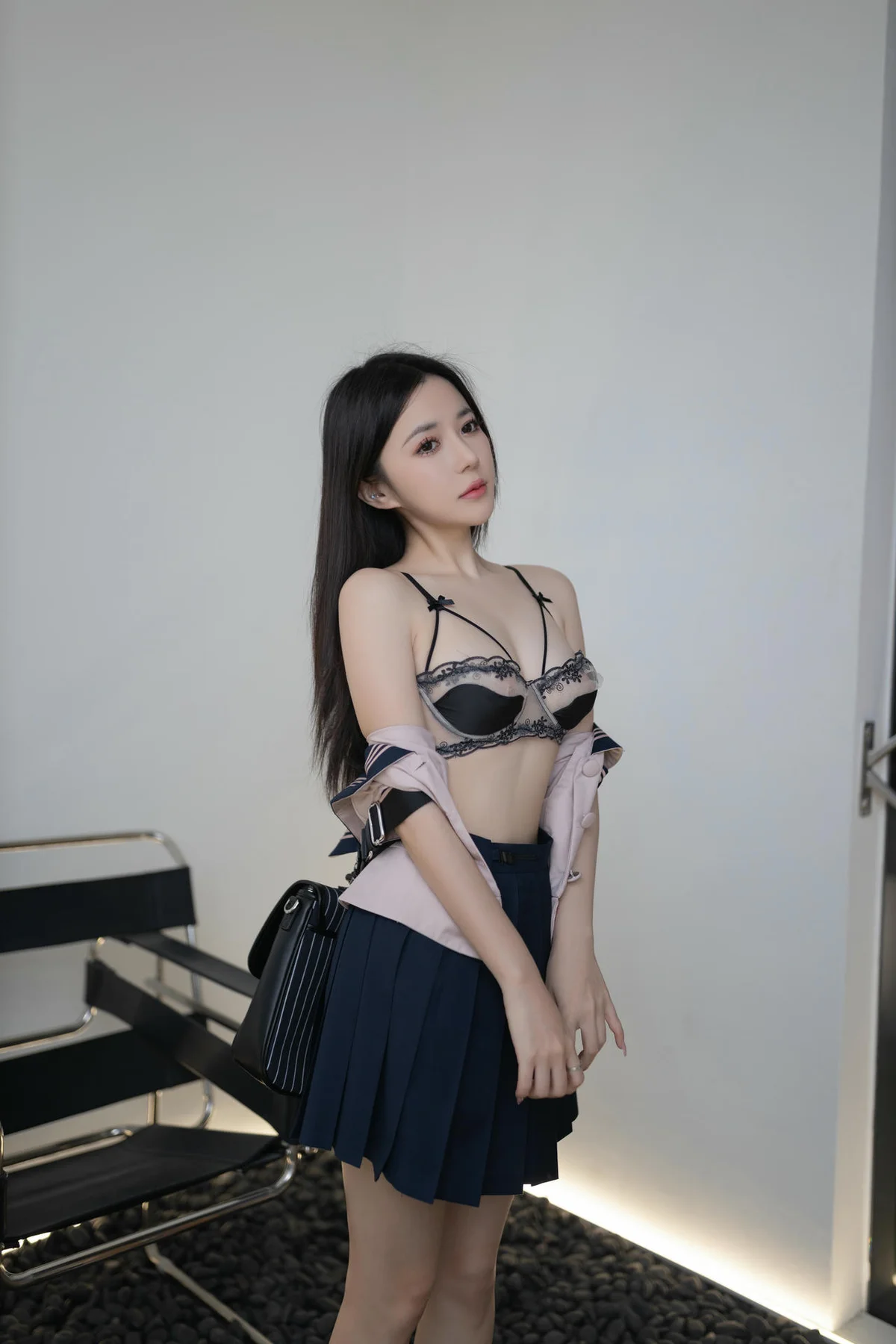 XiuRen 秀人 No.N013 鱼子酱Fish校园jk制服 - 7