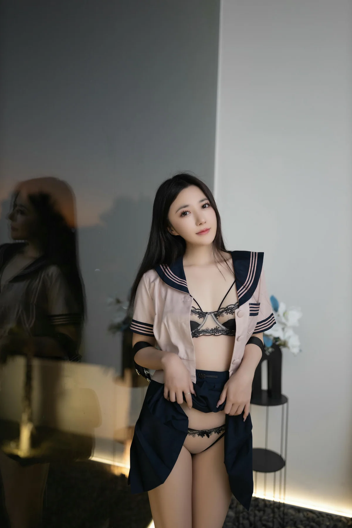 XiuRen 秀人 No.N013 鱼子酱Fish校园jk制服 - 8