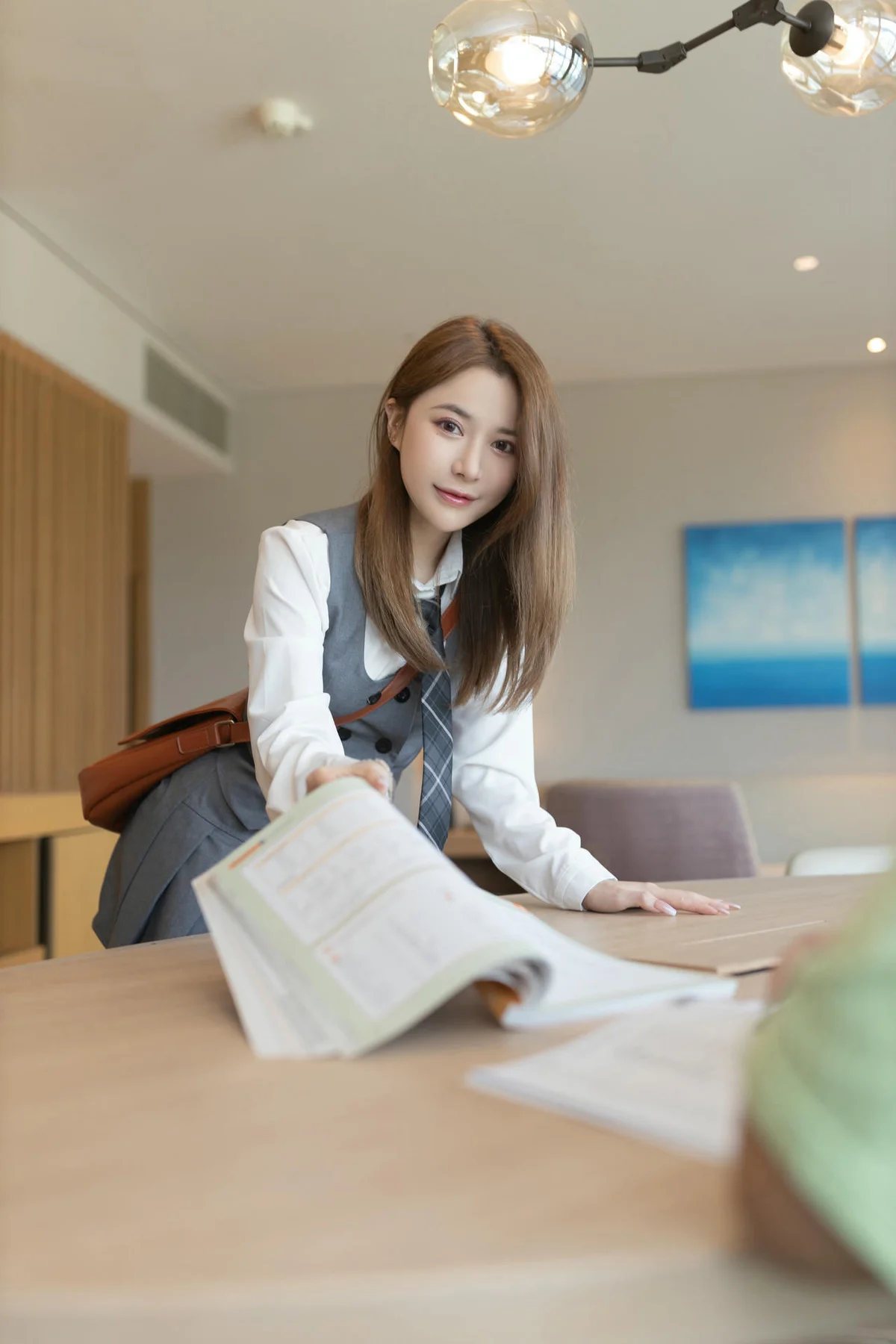 XiuRen 秀人 No.N019 鱼子酱Fish性感制服jk短裙 - 3