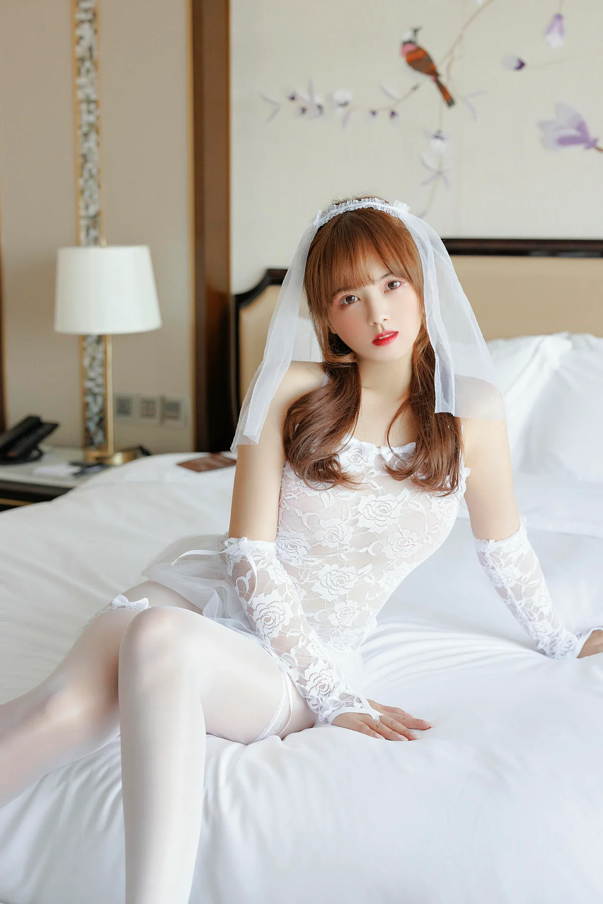 XiuRen 秀人 No.N027 张思允Nice婚纱蕾丝写真 - 8